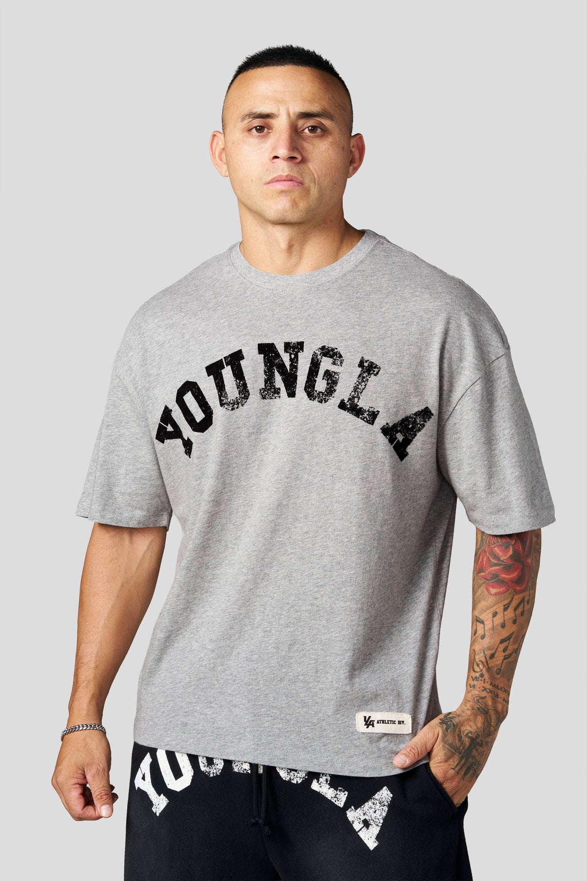 YoungLA 4239 - Arc Collection - Tees 'Heather Grey'