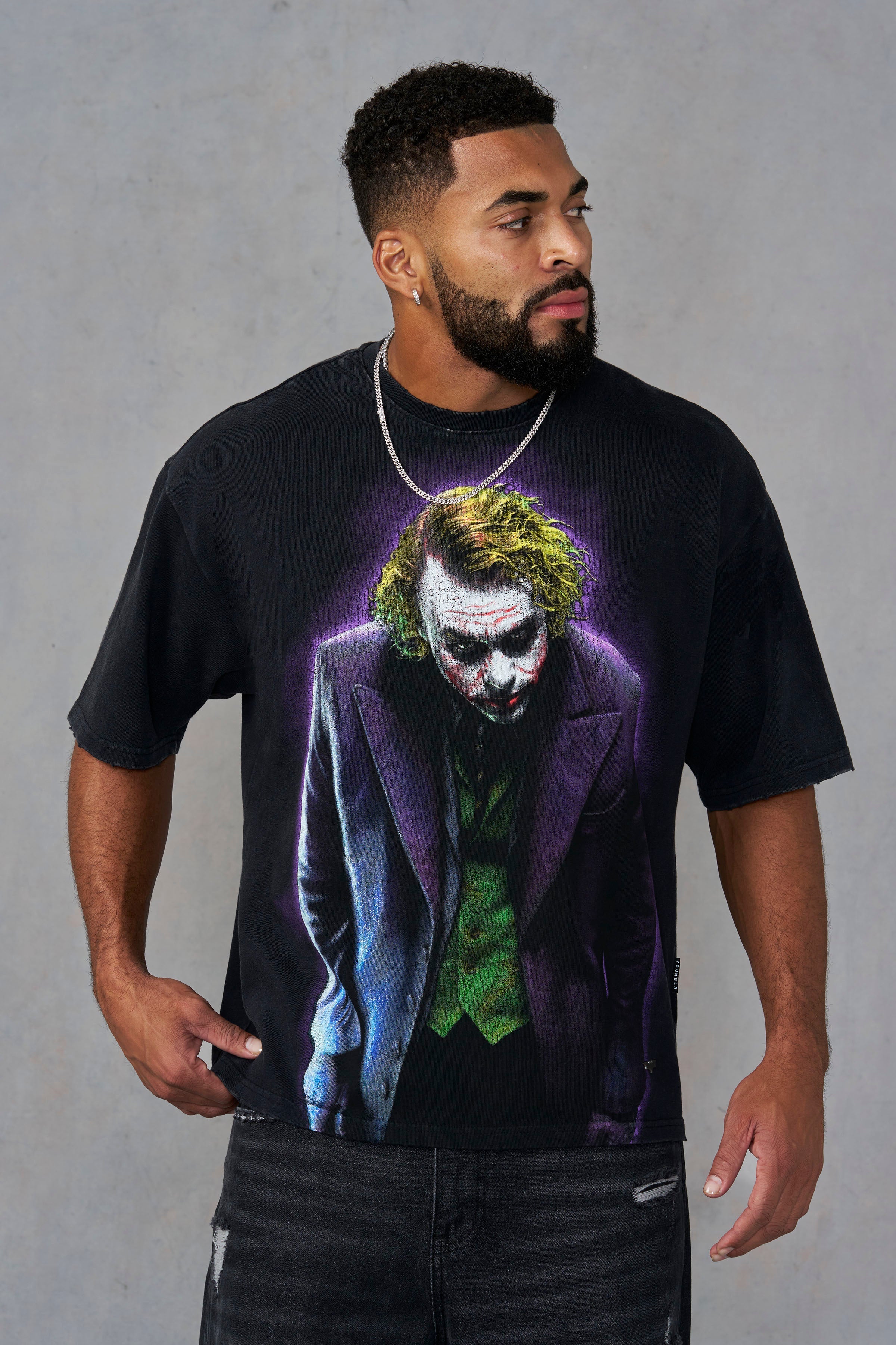 YoungLA 4244 - Batman Character Tees 'Joker C'