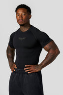 YoungLA 4259 - Batman Compression Tees 'All Black'