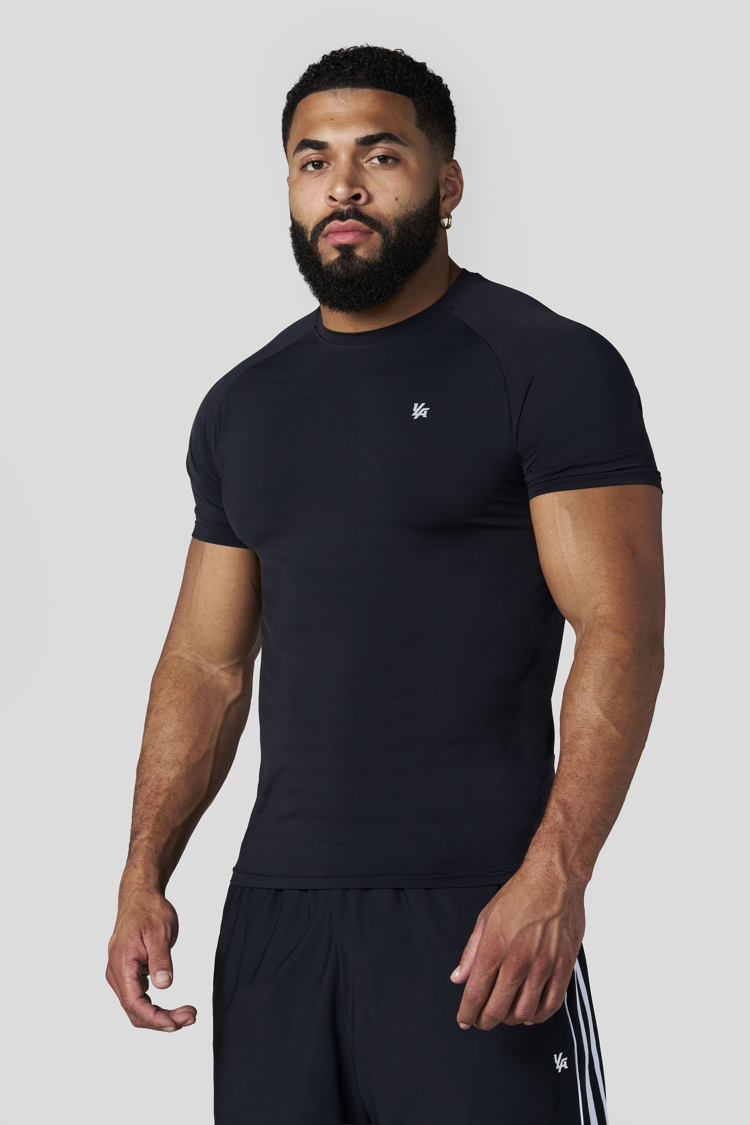 YoungLA 4275 - Liquid Compression Tees 'Black'