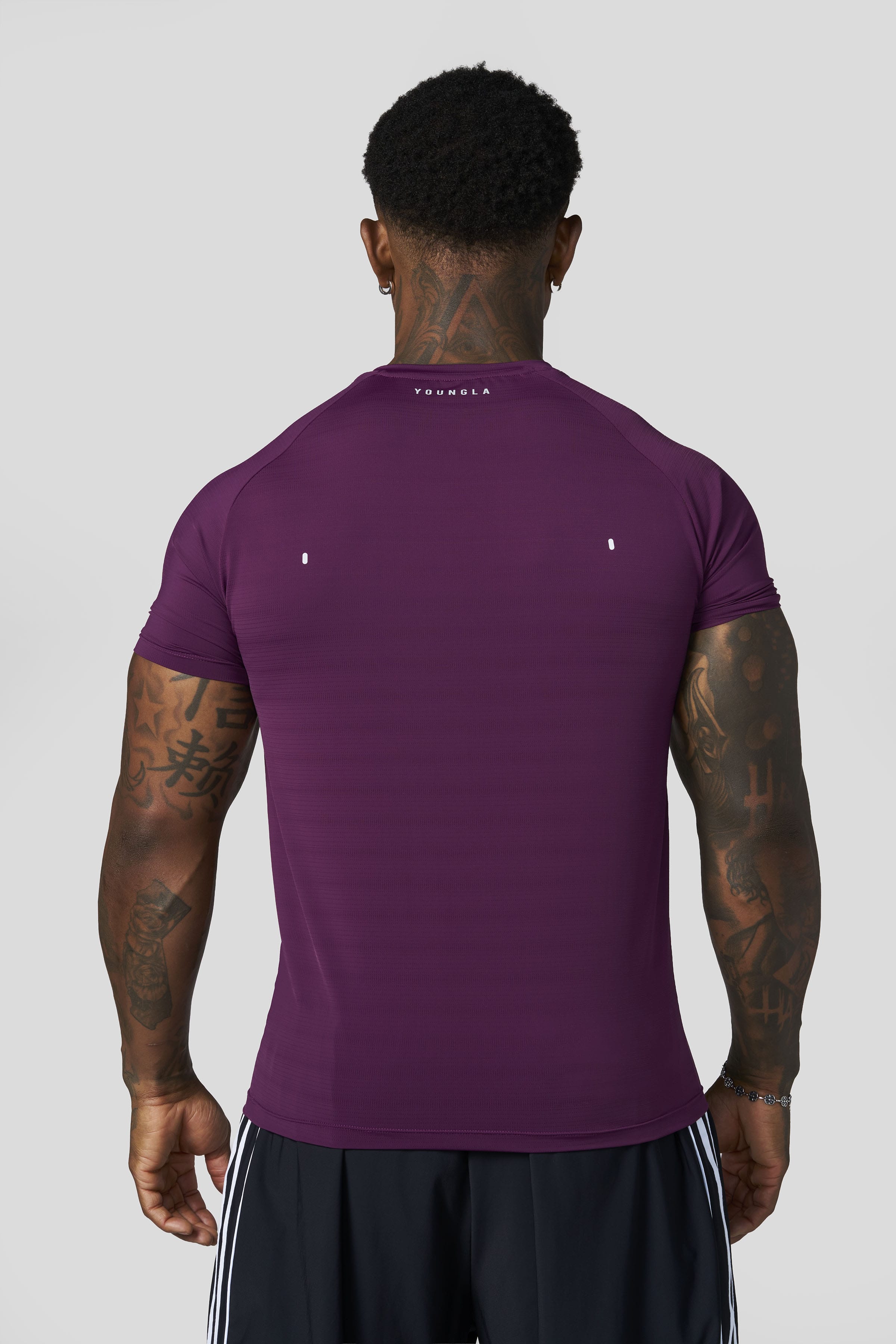 YoungLA 4275 - Liquid Compression Tees 'Grape'