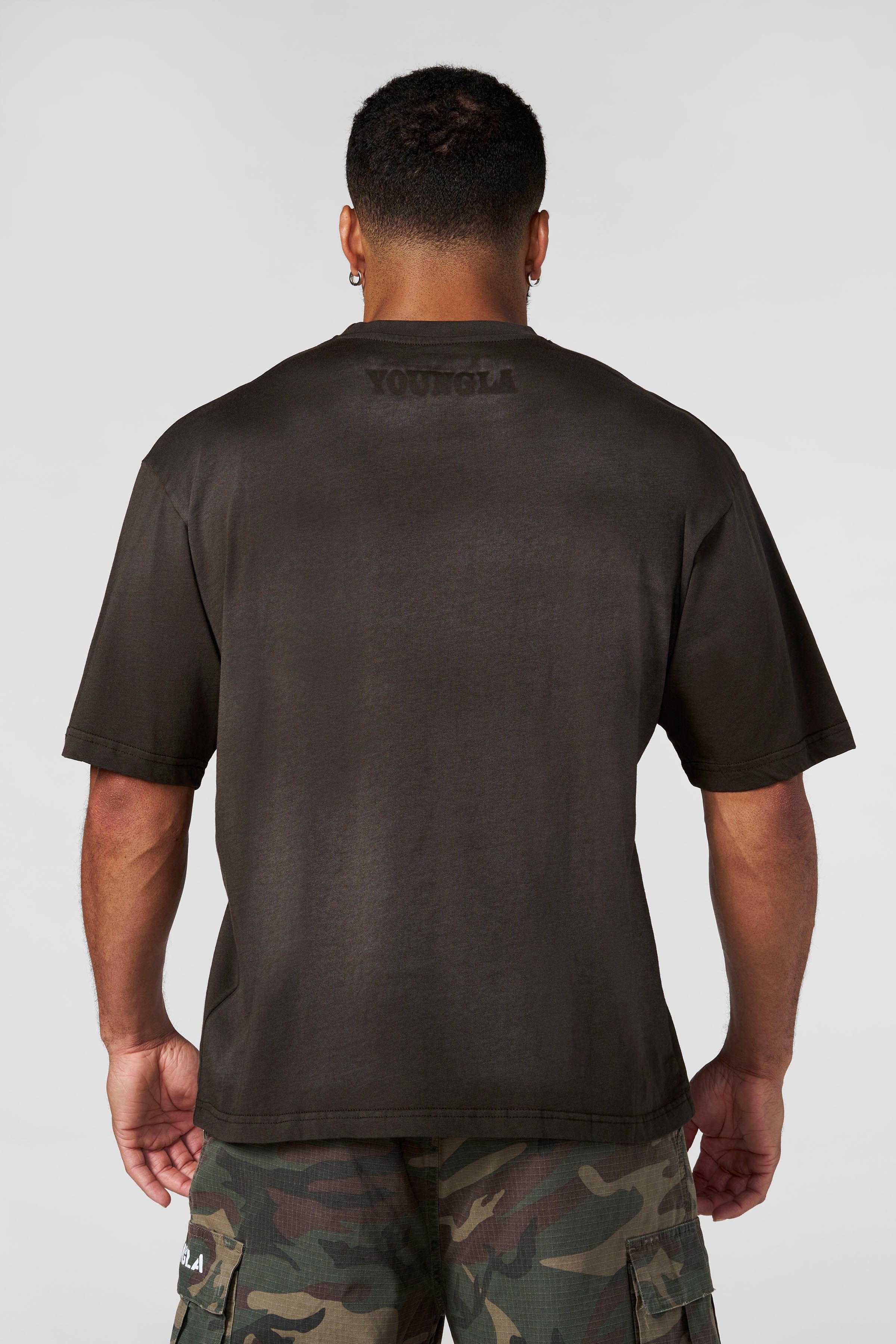 Young La 4277 - Shadow Vintage Tees 'Brown Wash'