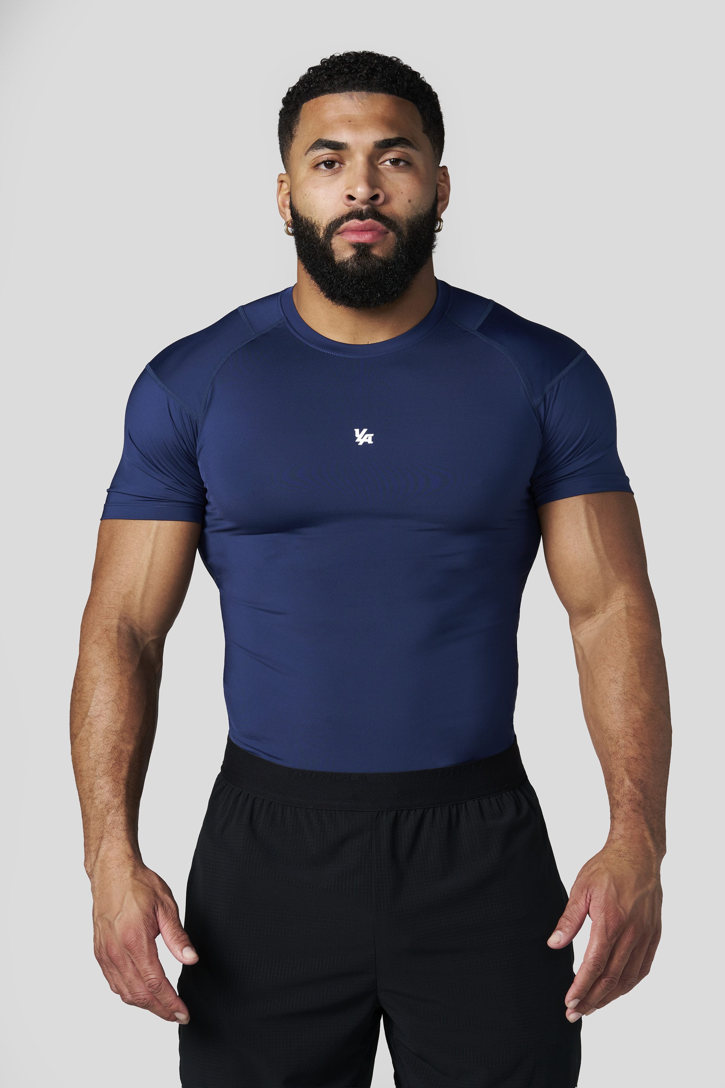 YoungLA 4282 - Posture Compression Tees 'Navy'