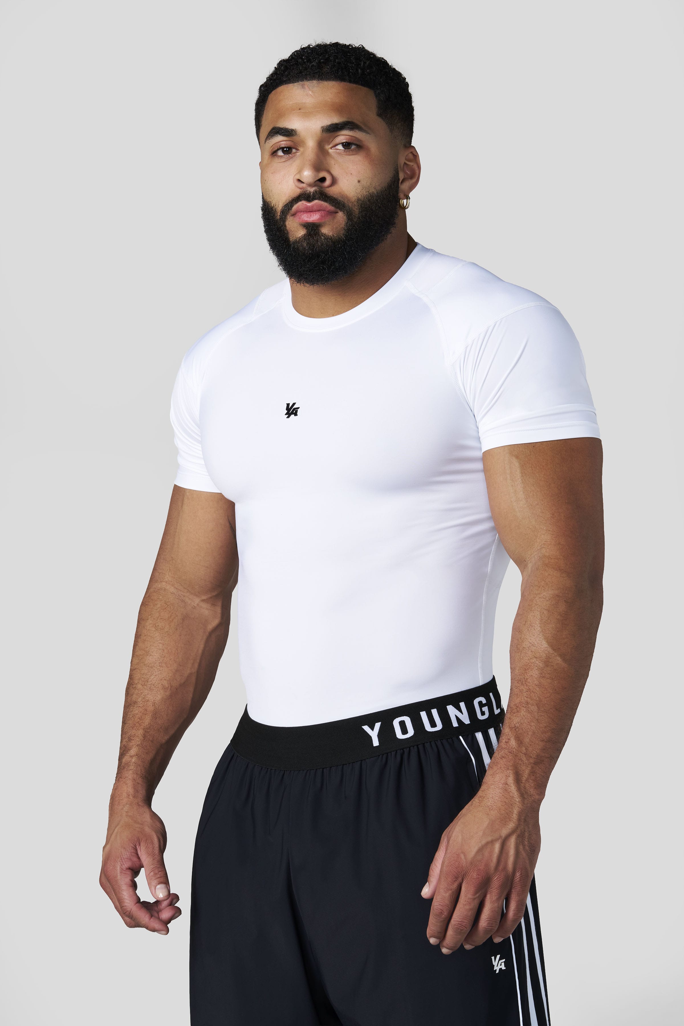 YoungLA 4282 - Posture Compression Tees 'Navy'