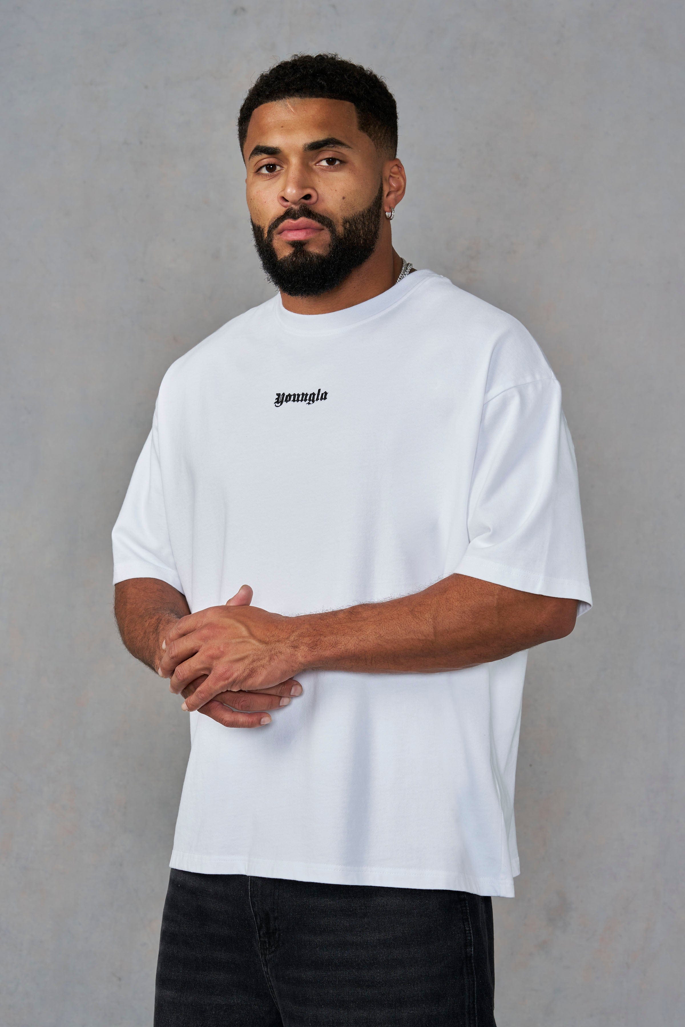 YoungLA 4293 - Core Relaxed Tees 'White'