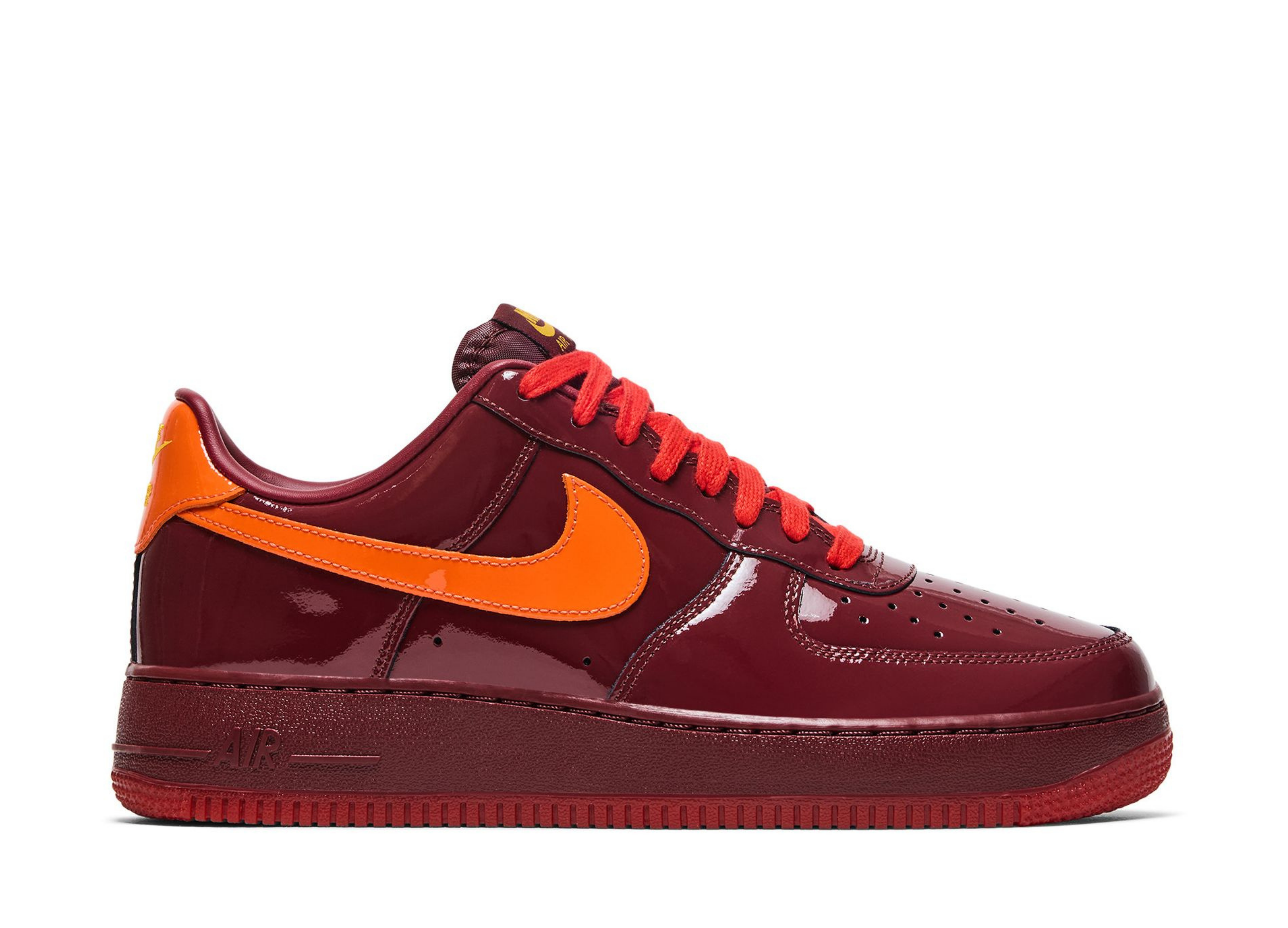 Nike Air Force 1 Low 'Patent Leather Dark Team Red'