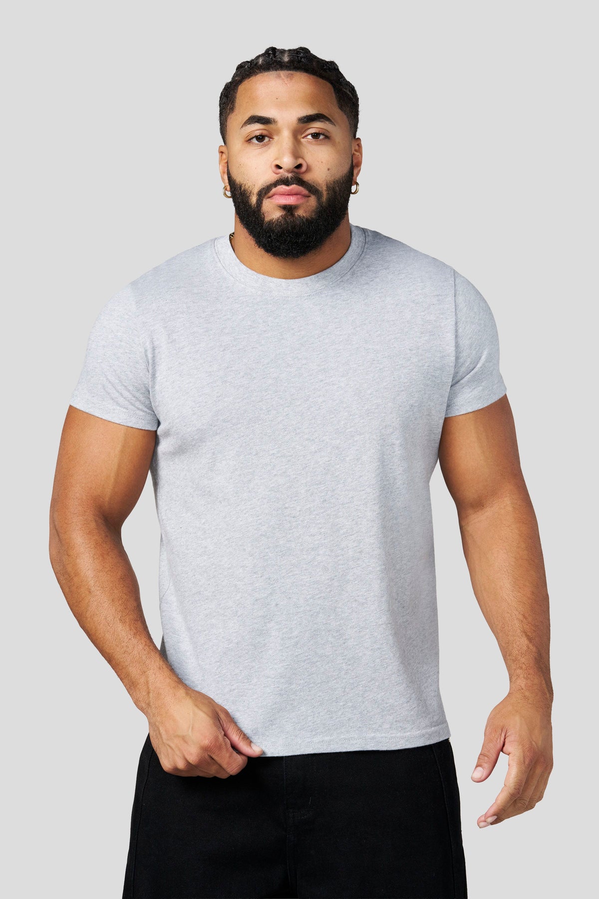YoungLA 4309 - Muscle Tees 'Heather Grey'