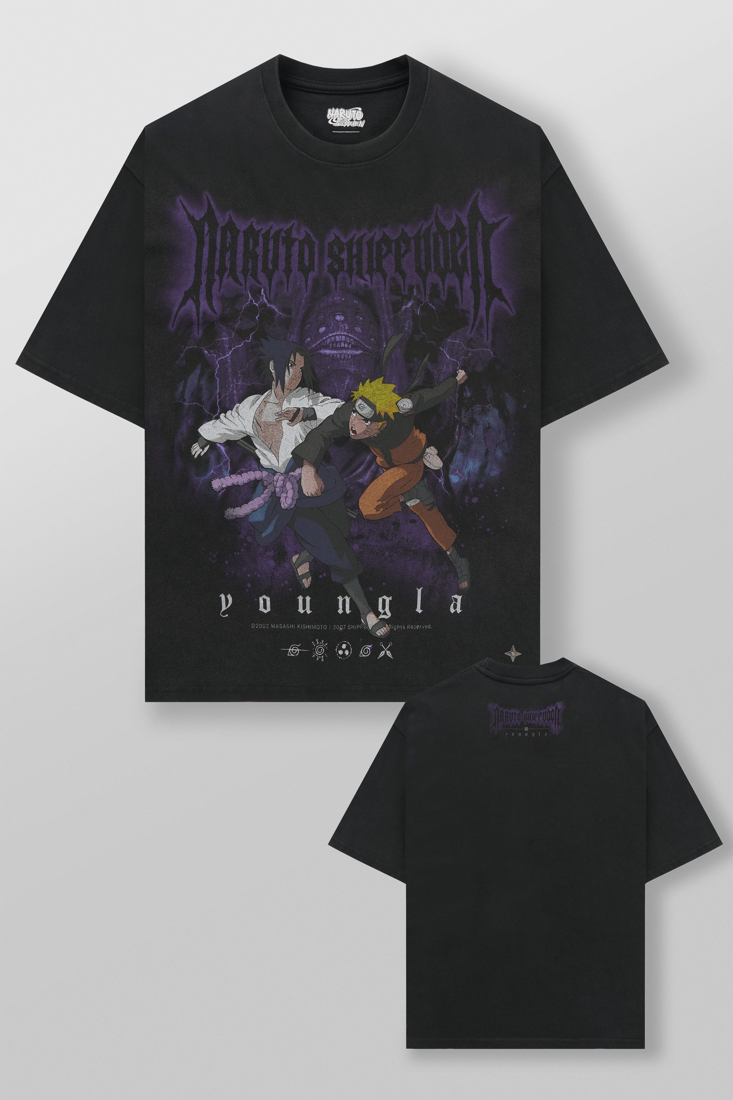 YoungLa 4319 - Naruto Artwork Tees 'Battle'
