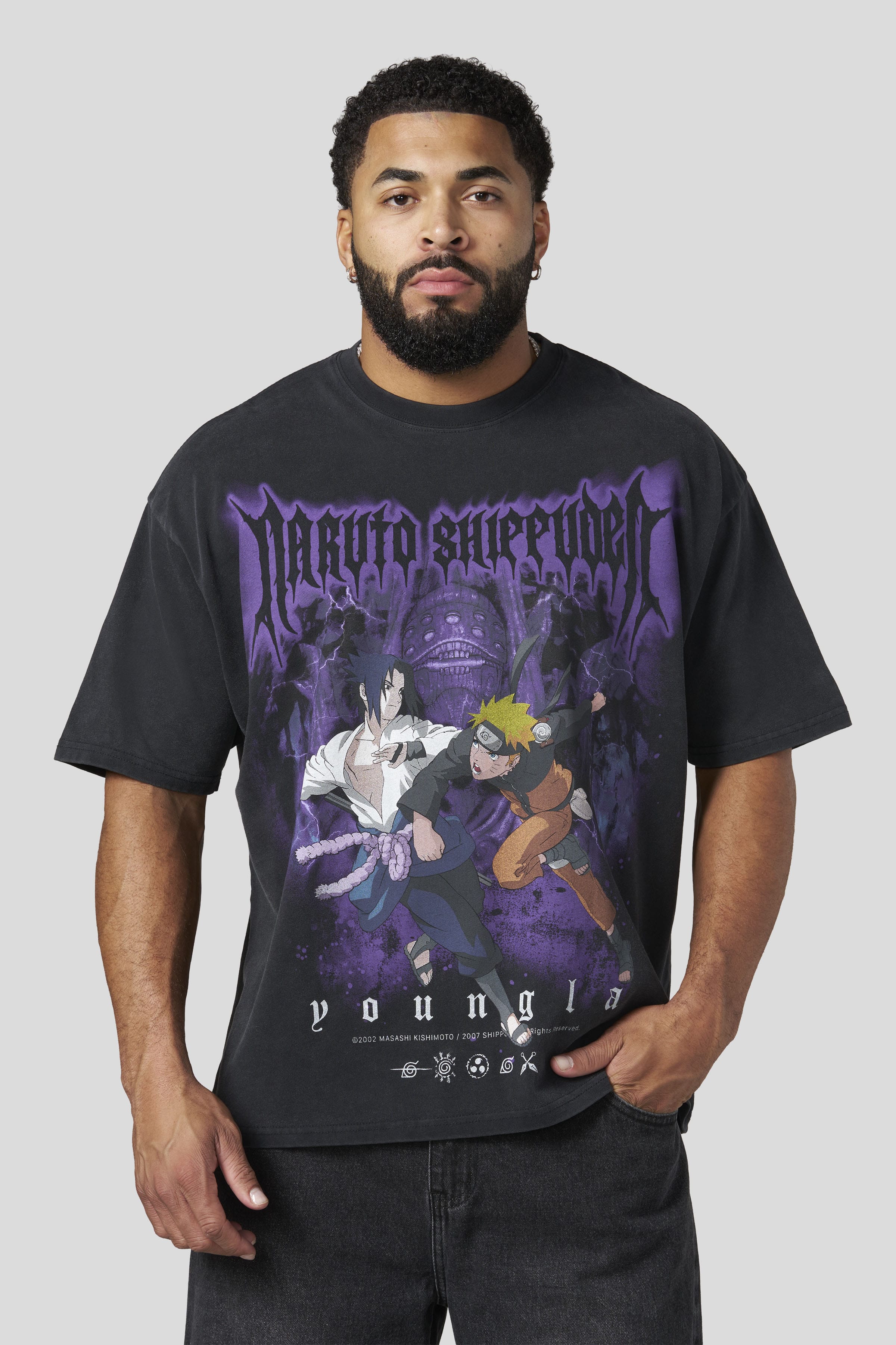 YoungLa 4319 - Naruto Artwork Tees 'Battle'