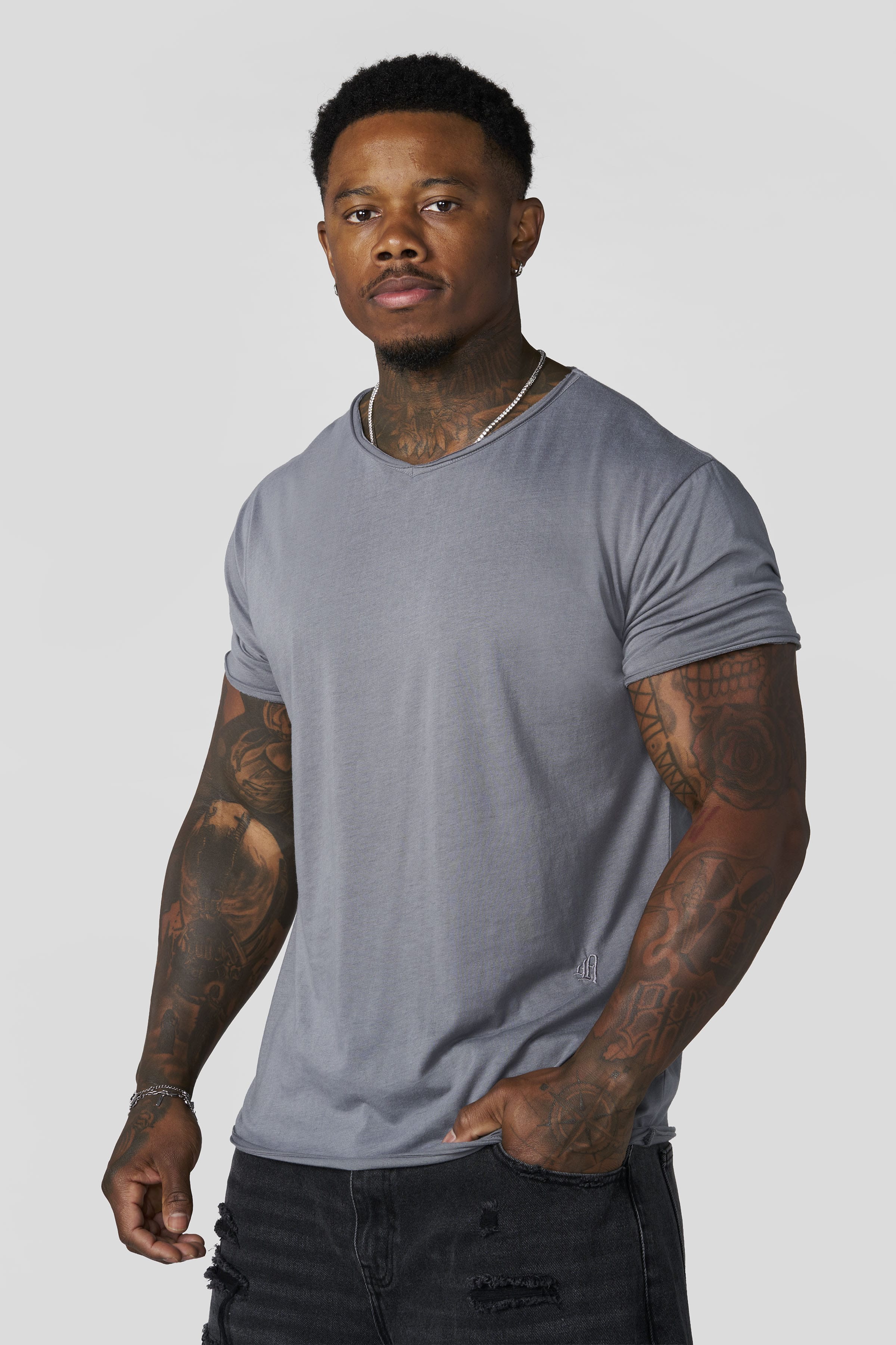Young La 4323 - After Hours Tee 'Grey'