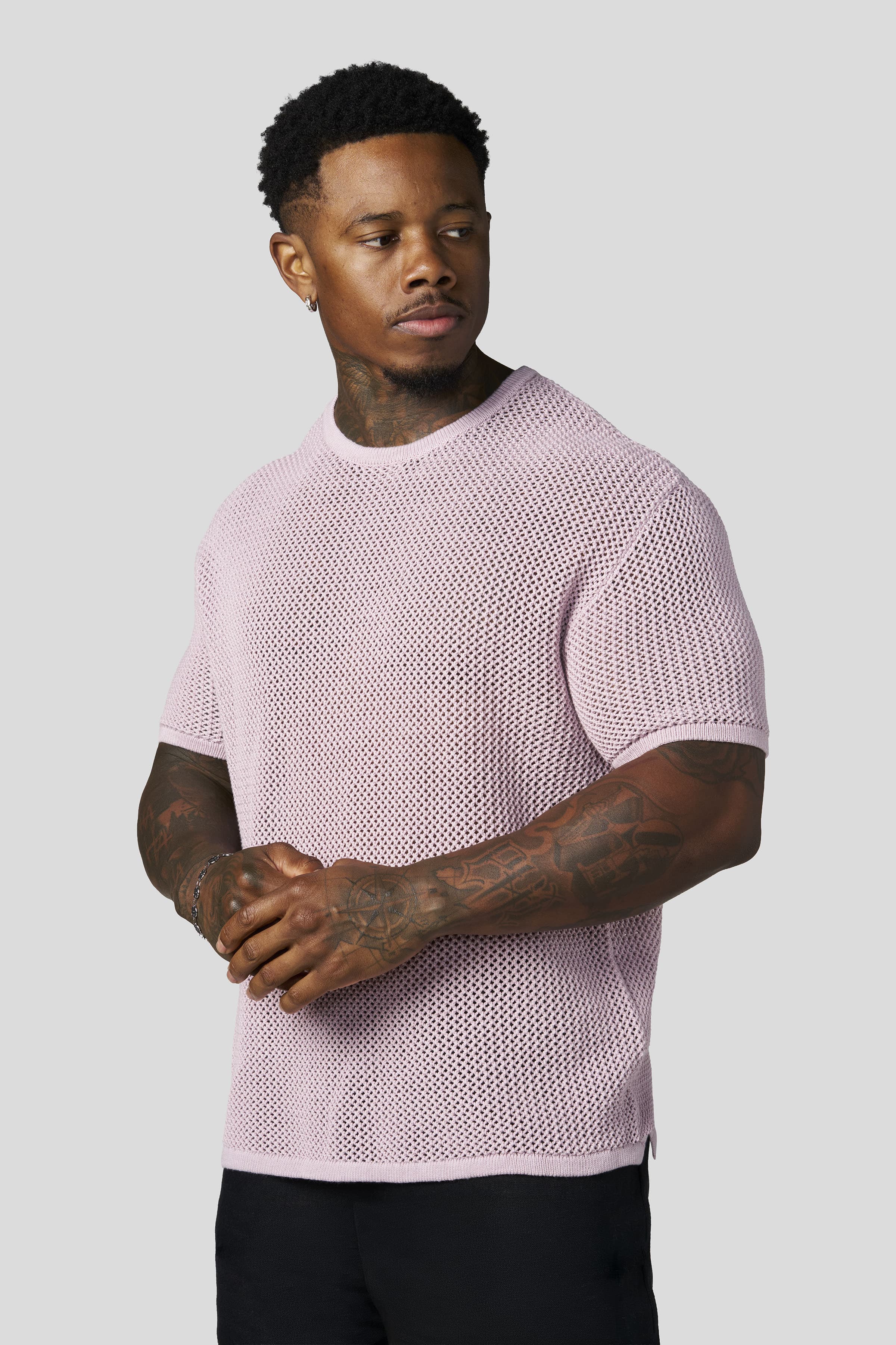 Young La 4324 - Beach Club Knit Tees 'Mauve'