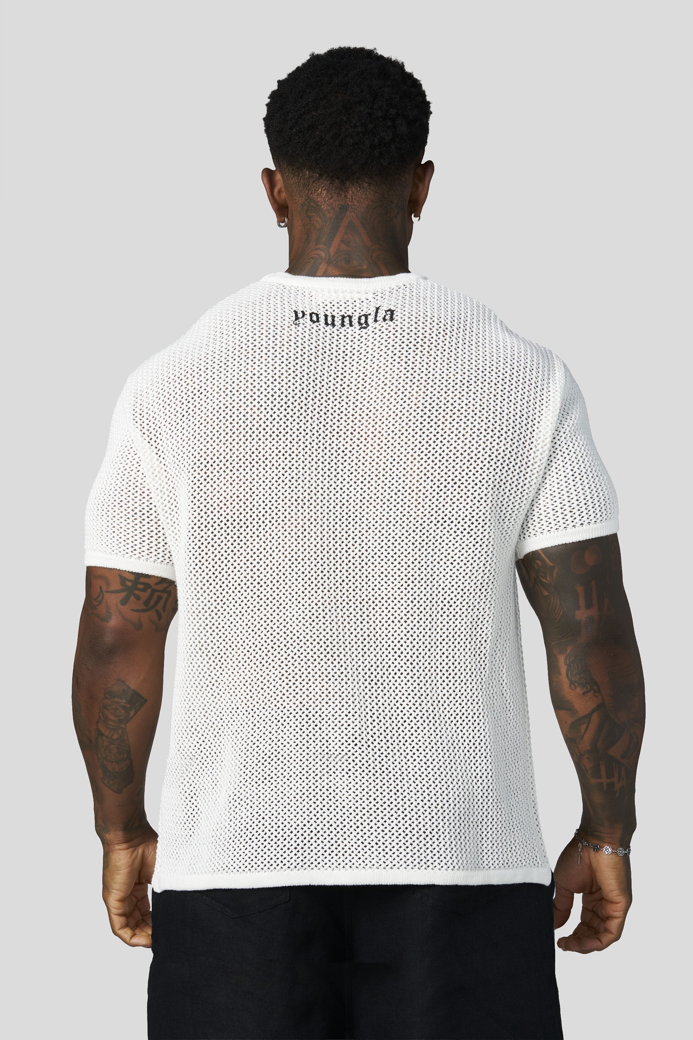 Young La 4324 - Beach Club Knit Tees 'White'