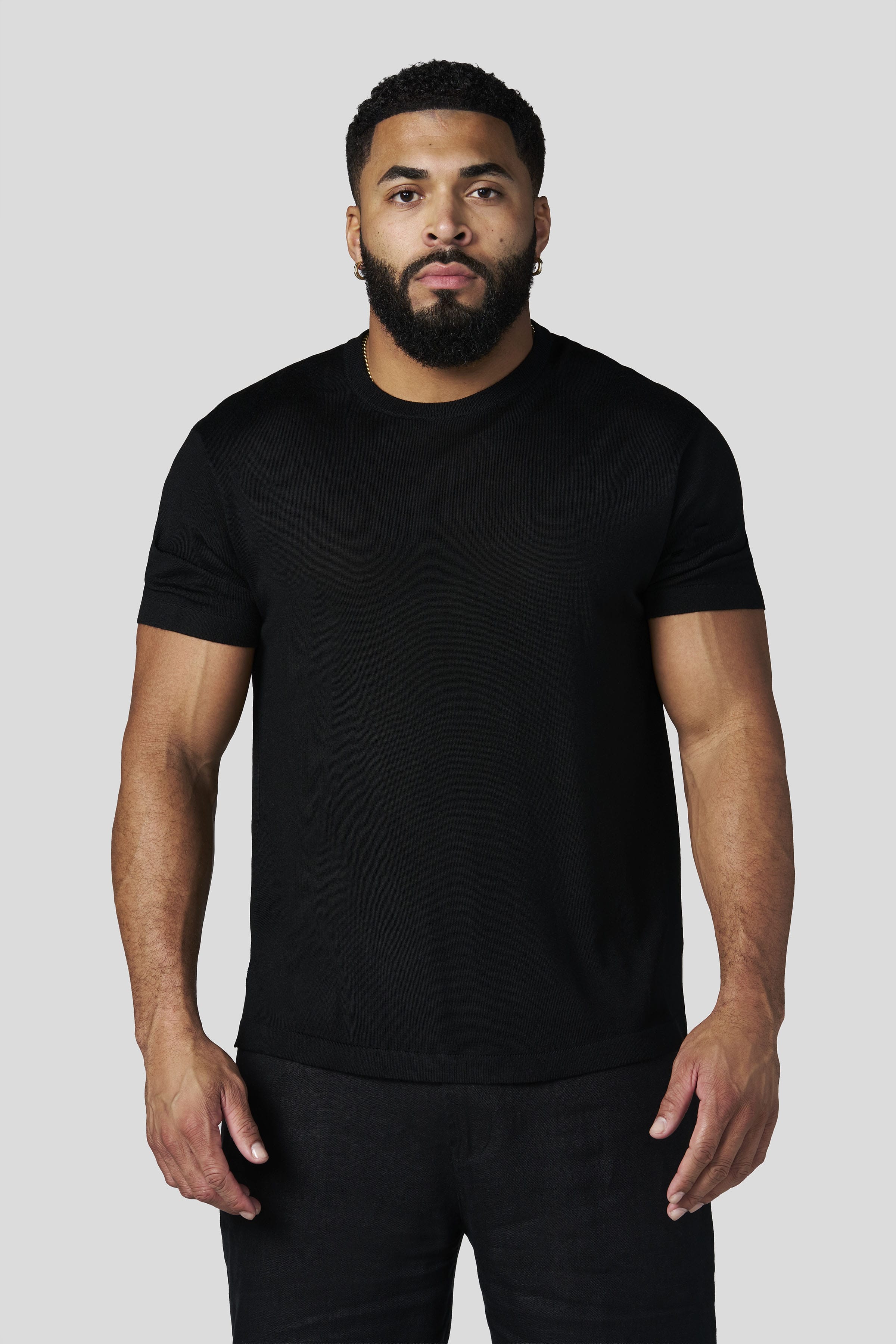 Young La 4331 - Merino Wool Tees 'Black'