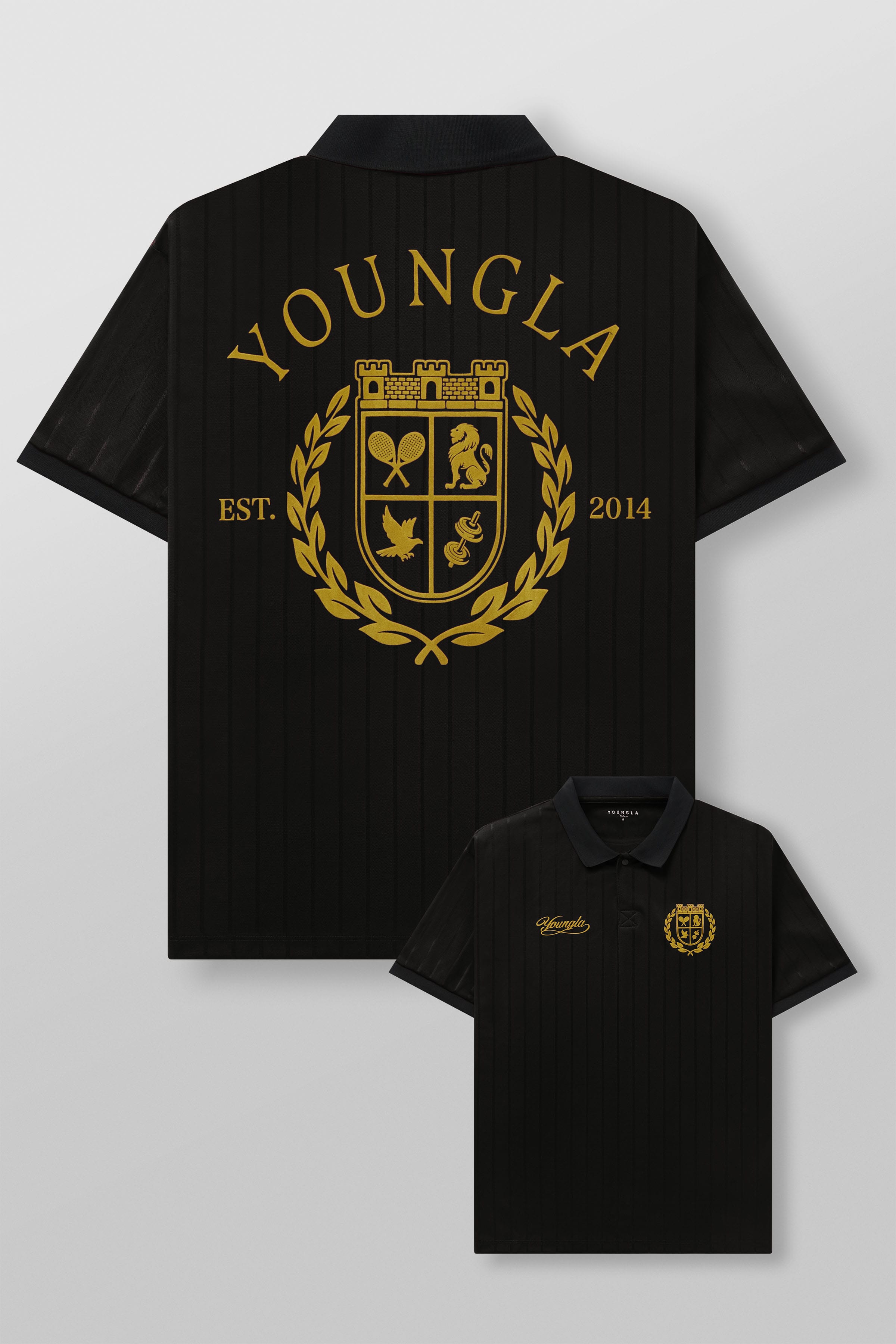Young La 4351 - Old Money Soccer Jersey 'Black'