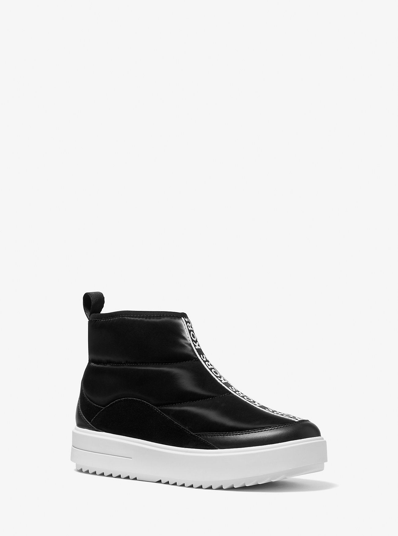 Emmett Quilted Sneaker Boot BLACK