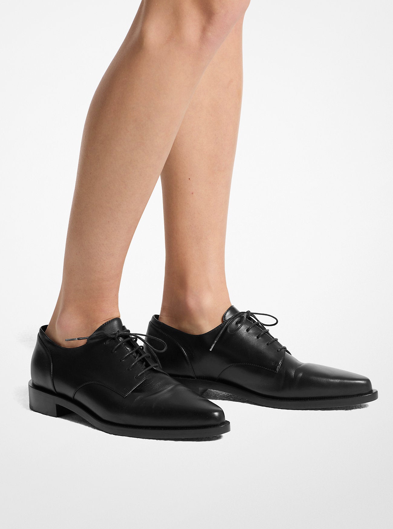 Annette Leather Oxford BLACK