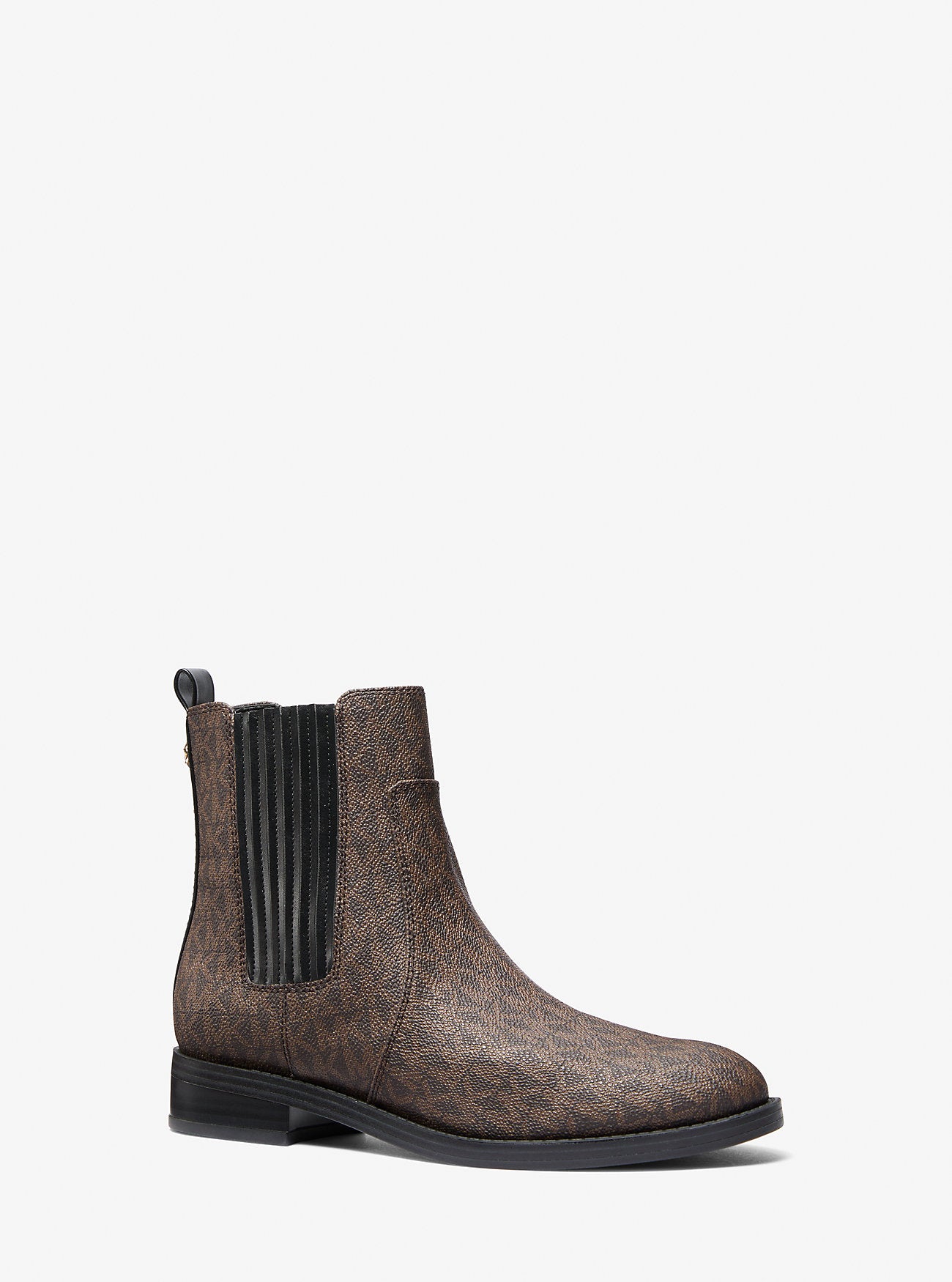 Ella Signature Logo Chelsea Boot BROWN