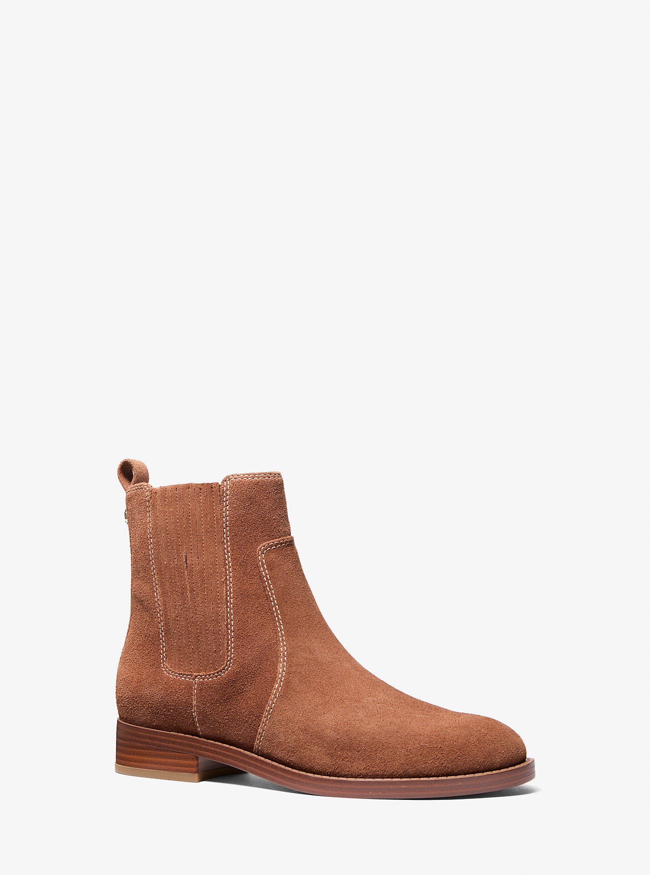 Ella Suede Chelsea Boot LUGGAGE