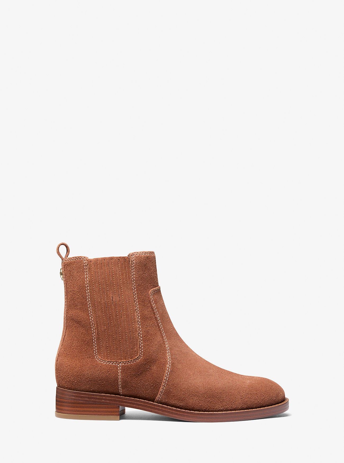 Ella Suede Chelsea Boot LUGGAGE