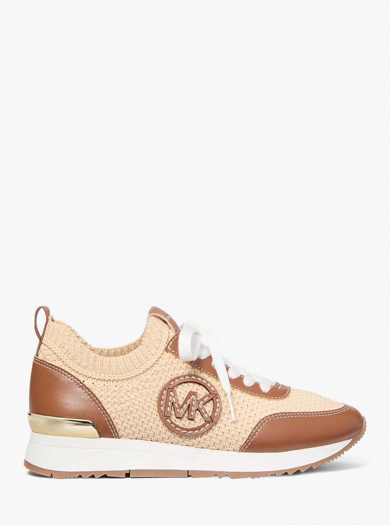 Jenkins Two-Tone Stretch Knit Trainer NATURAL