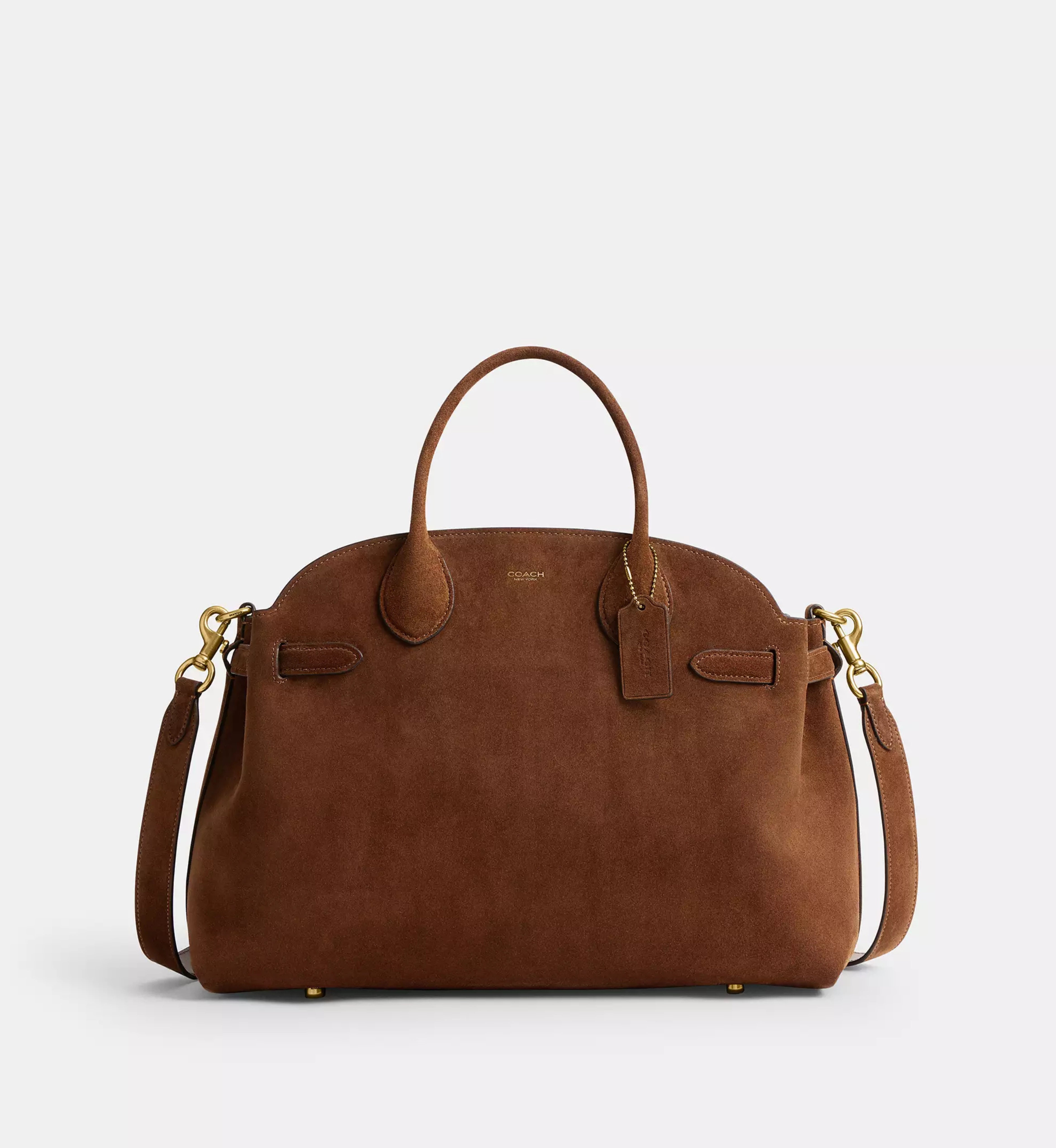 Coach Soft Empire Carryall Bag 40 'Smooth Leather Brass Warm Brown'