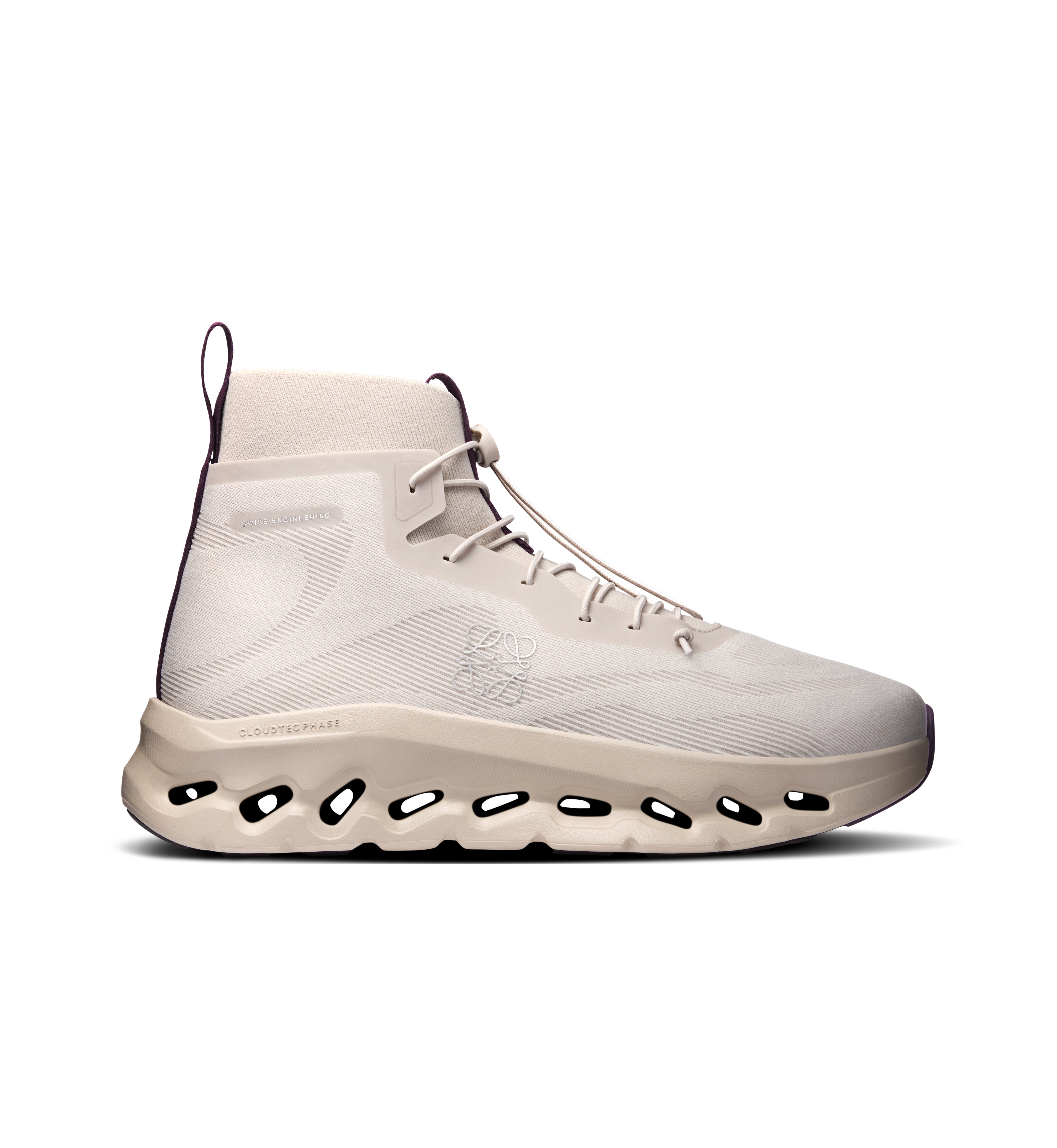 ON Cloudtilt Hi LOEWE 'Sand Oatmeal Plum' (Women's)