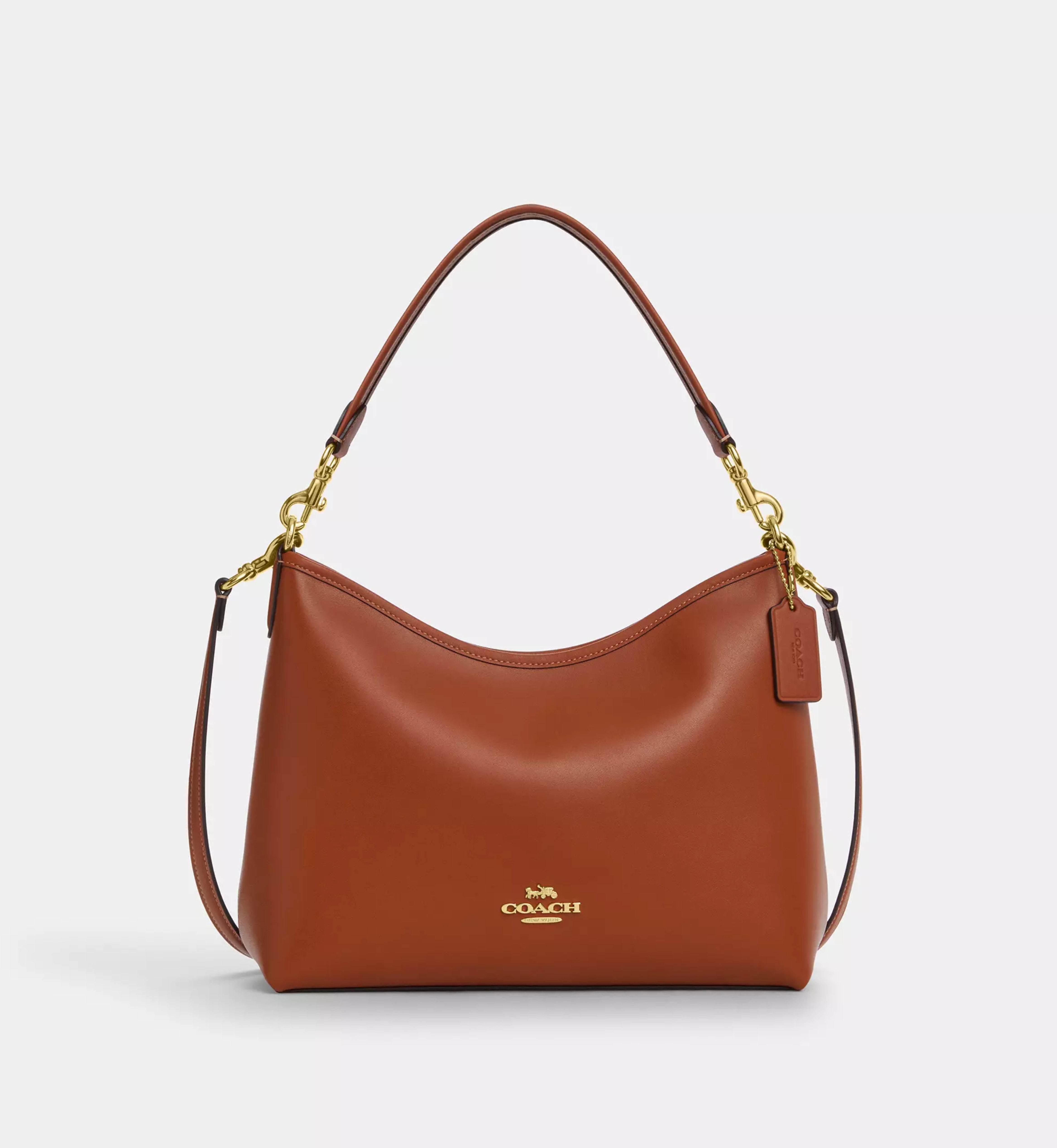 Coach Laurel Shoulder Bag 'Smooth Leather Gold Tan'