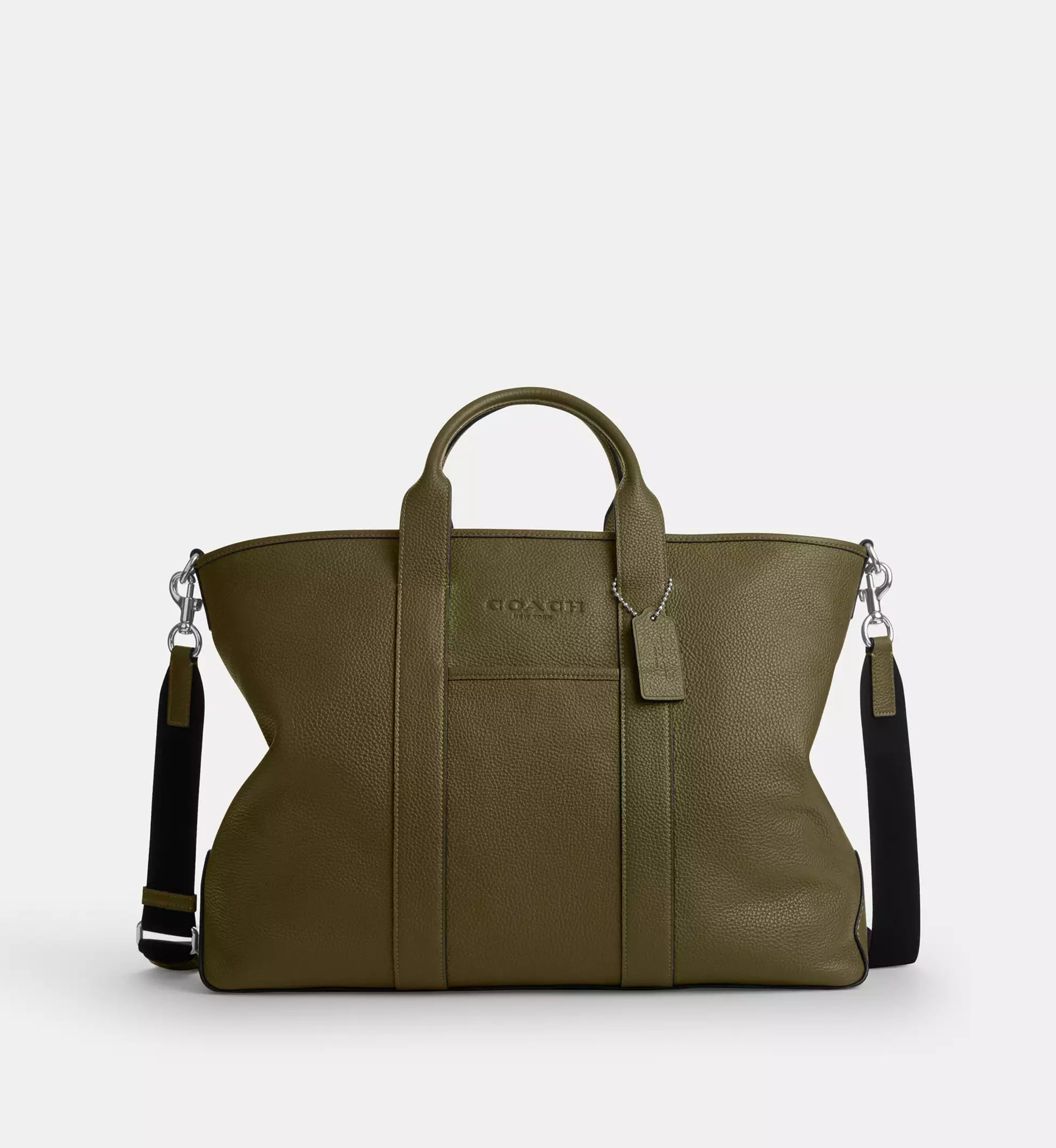 Coach Grayson Tote Bag With Charms 'Silver Olive'