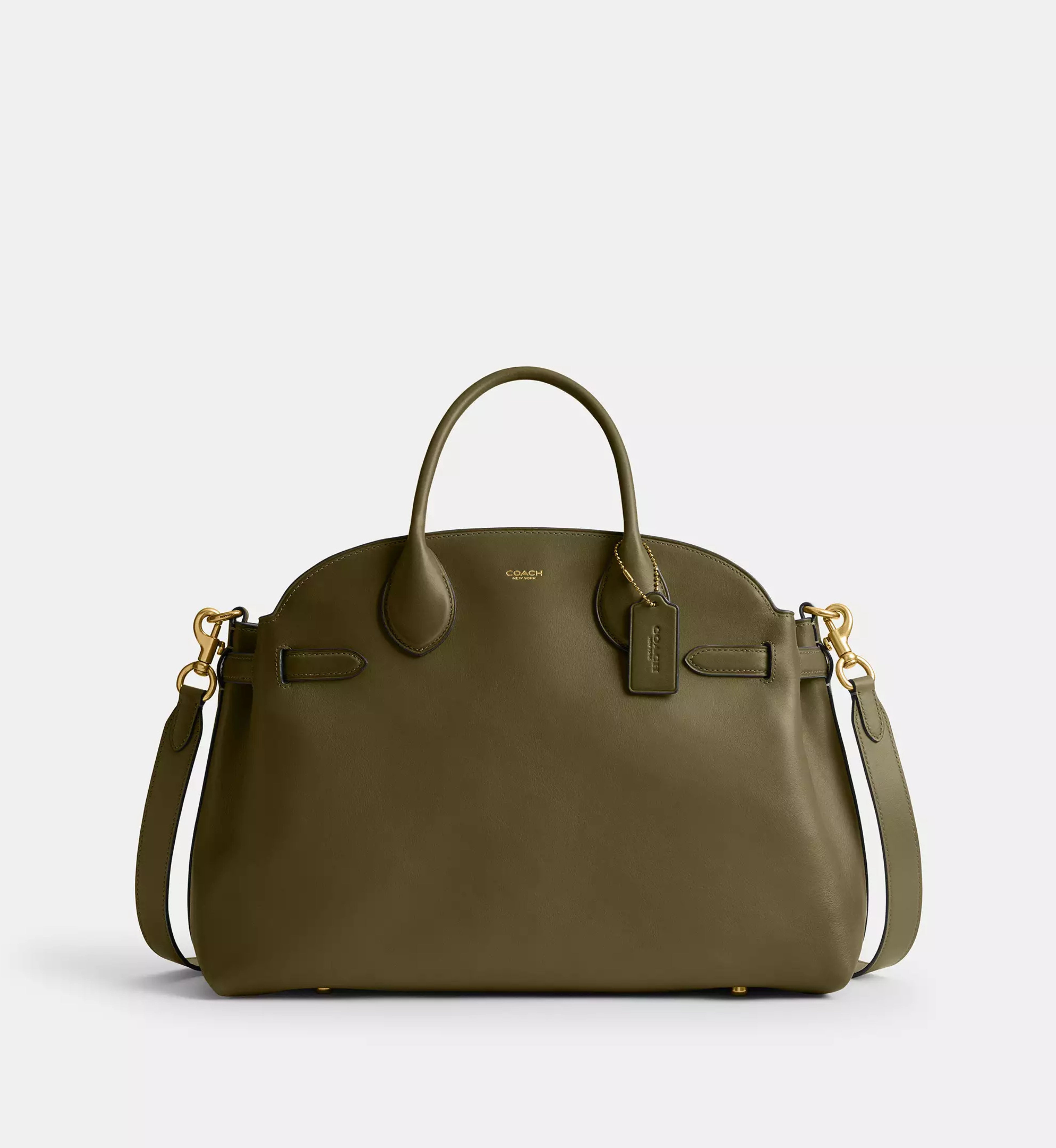Coach Soft Empire Carryall Bag 40 'Smooth Leather Brass Olive'