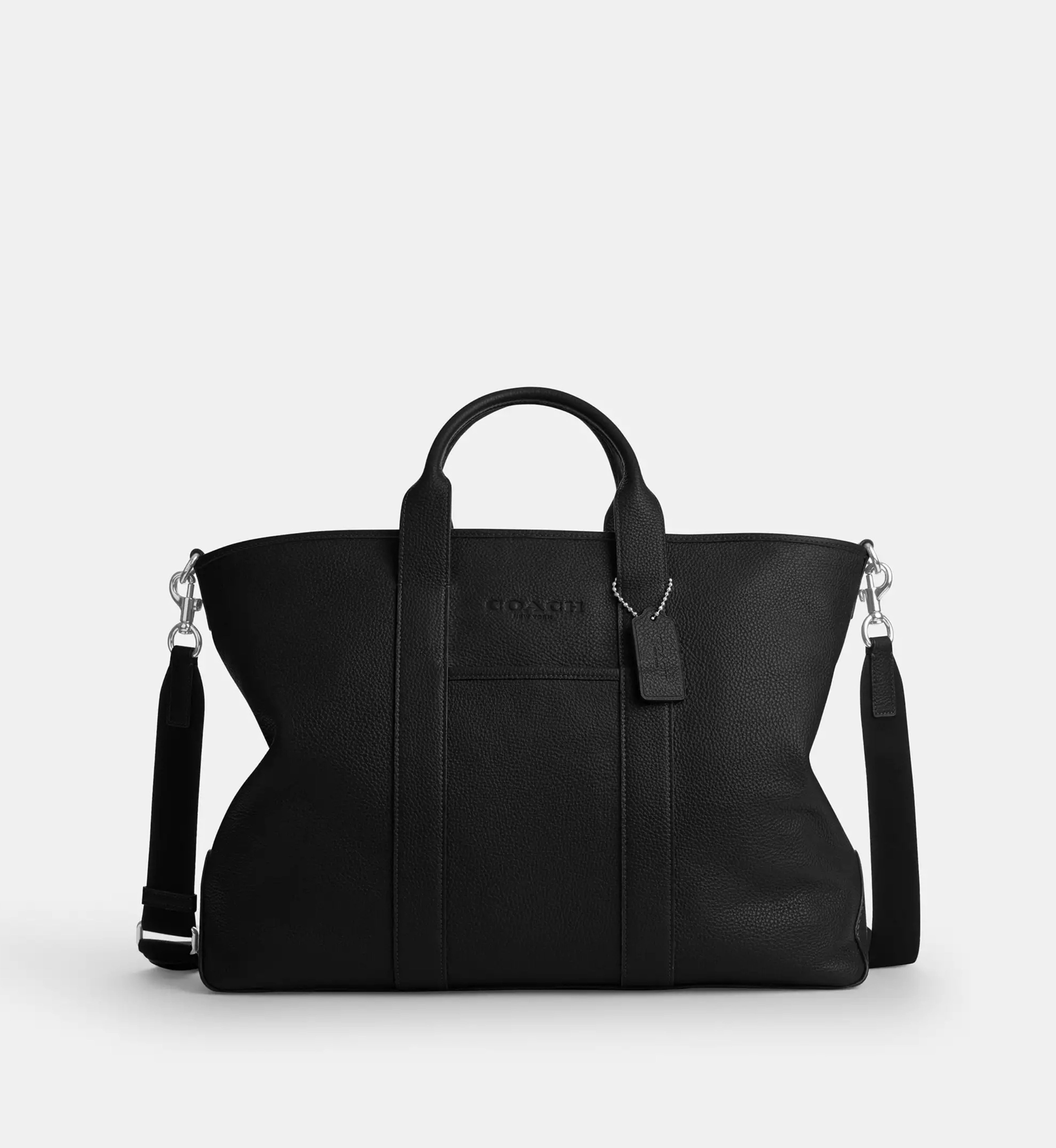 Coach Grayson Tote Bag With Charms 'Silver Black'