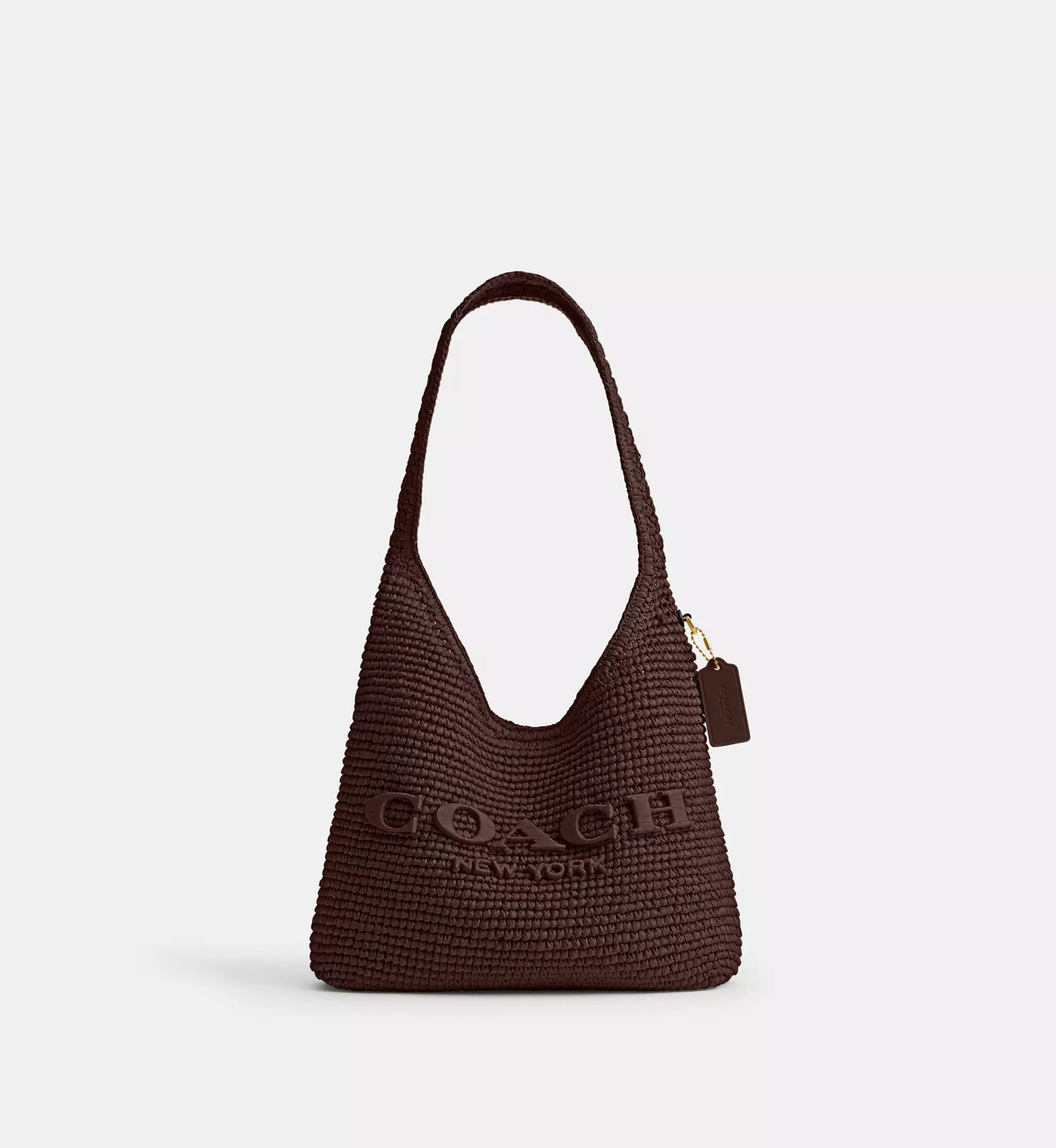 Coach Brooklyn Shoulder Bag 28 'Straw Brass Maple'