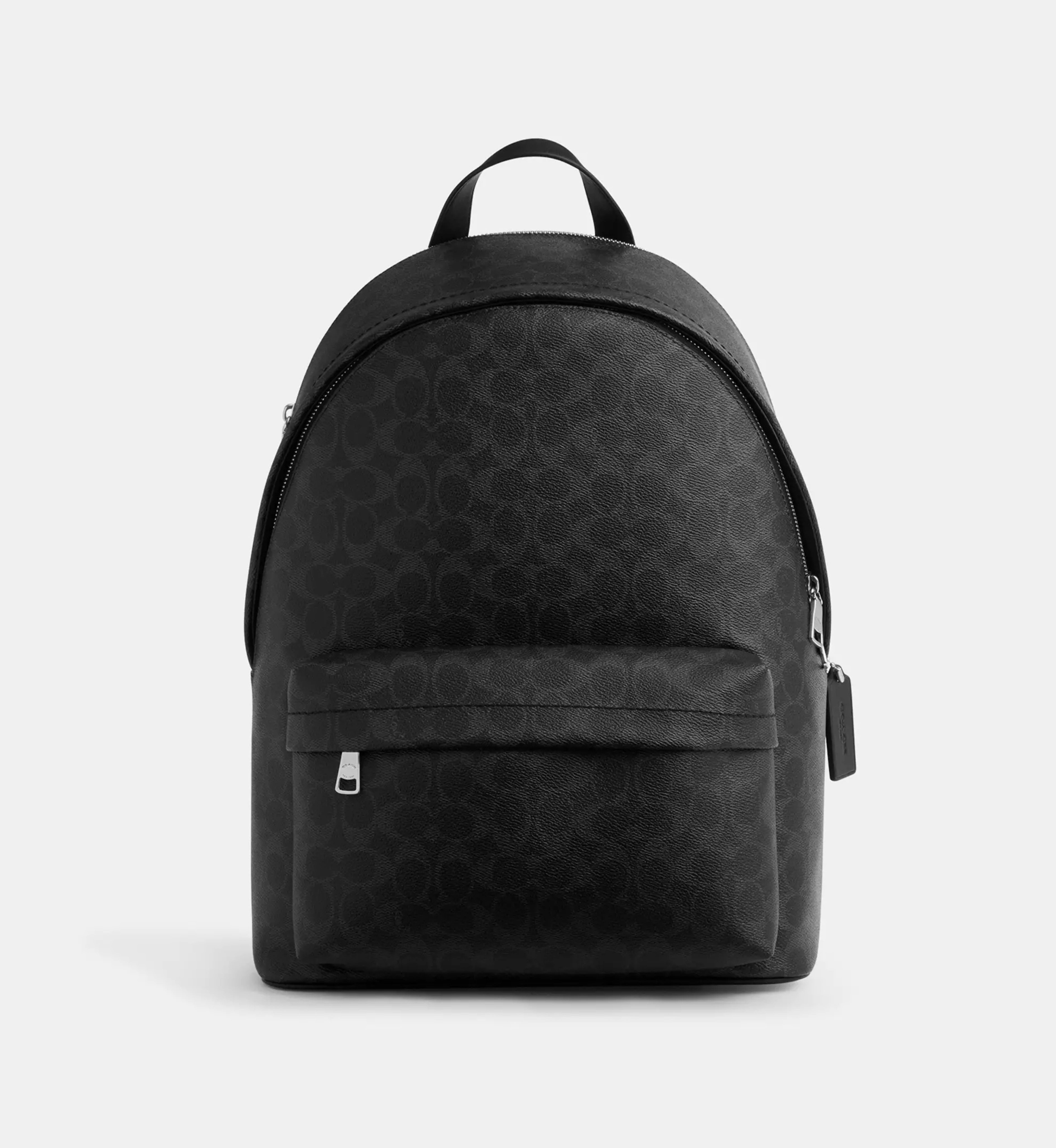 Coach Taylor Backpack In Ombre Signature Canvas 'Signature Canvas Silver Black Signature'