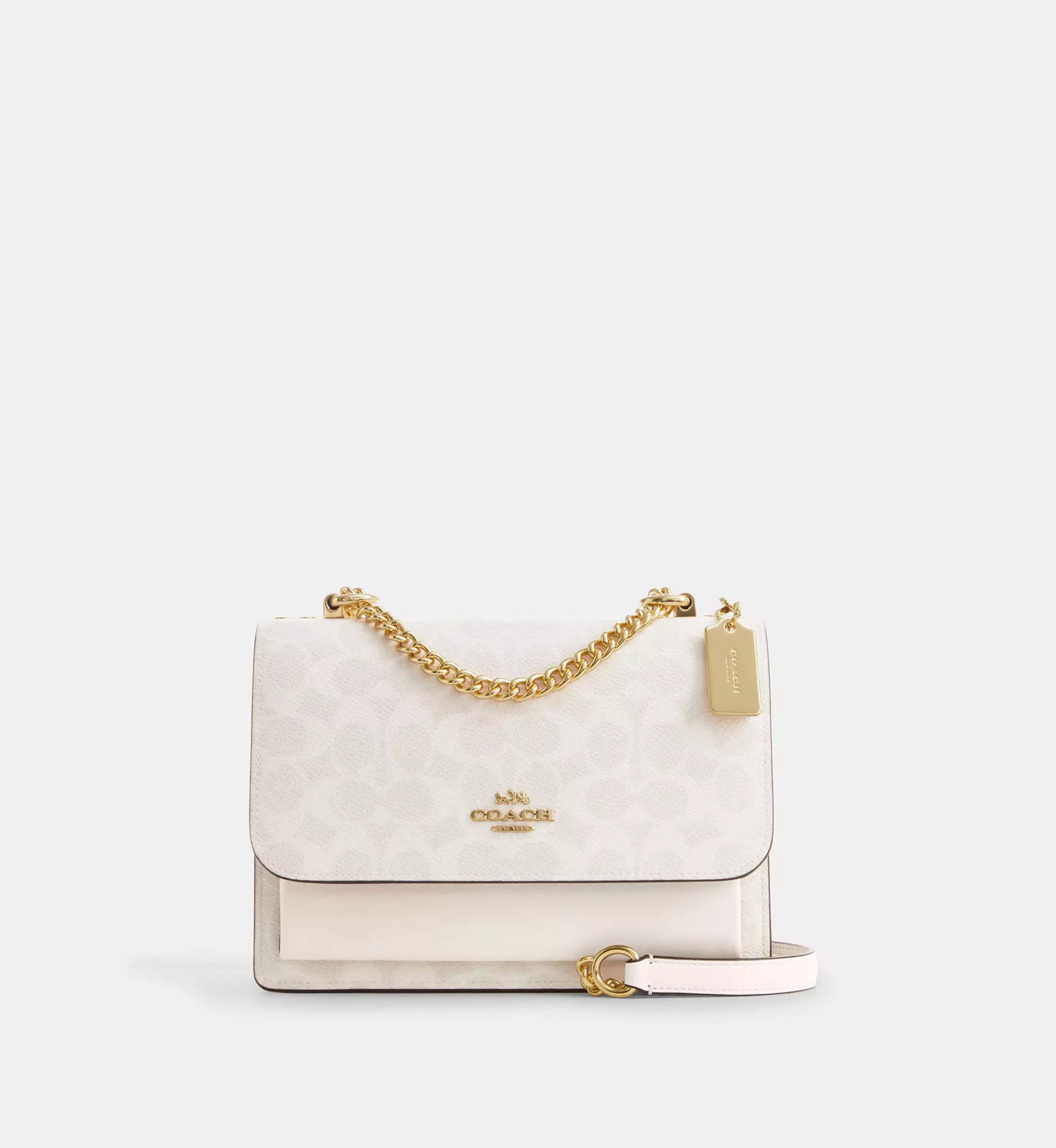 Coach Klare Crossbody Bag In Signature Canvas 'Signature Canvas Gold Sand Chalk'