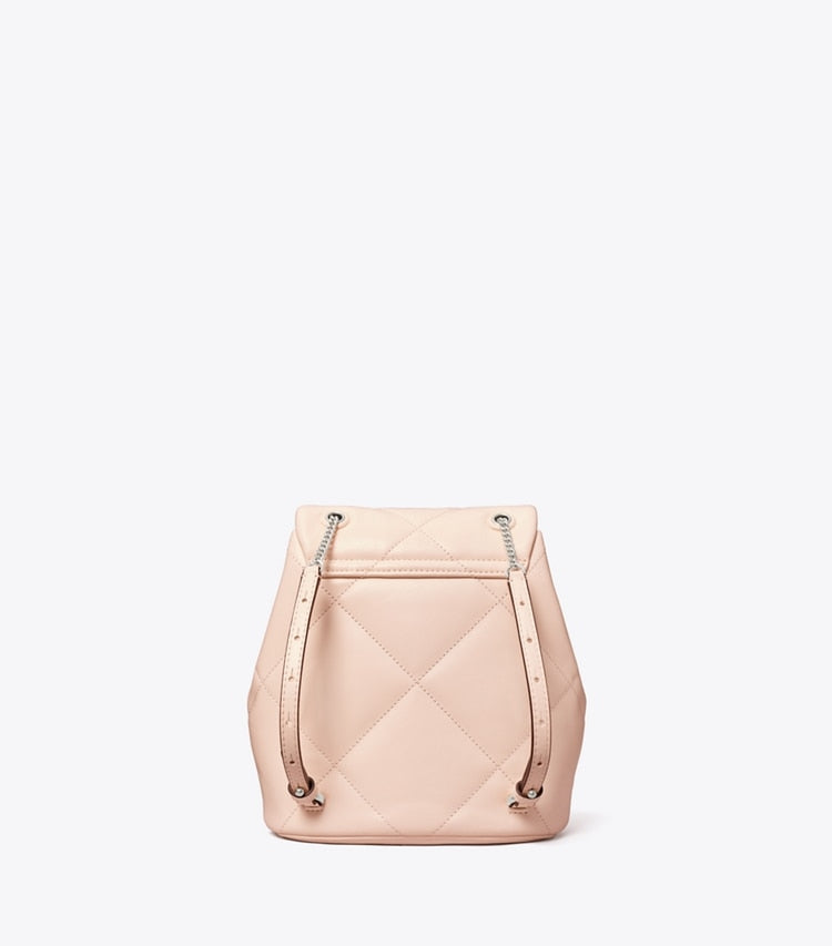 Tory Burch Mini Kira Diamond Quilt Backpack Soft Pink
