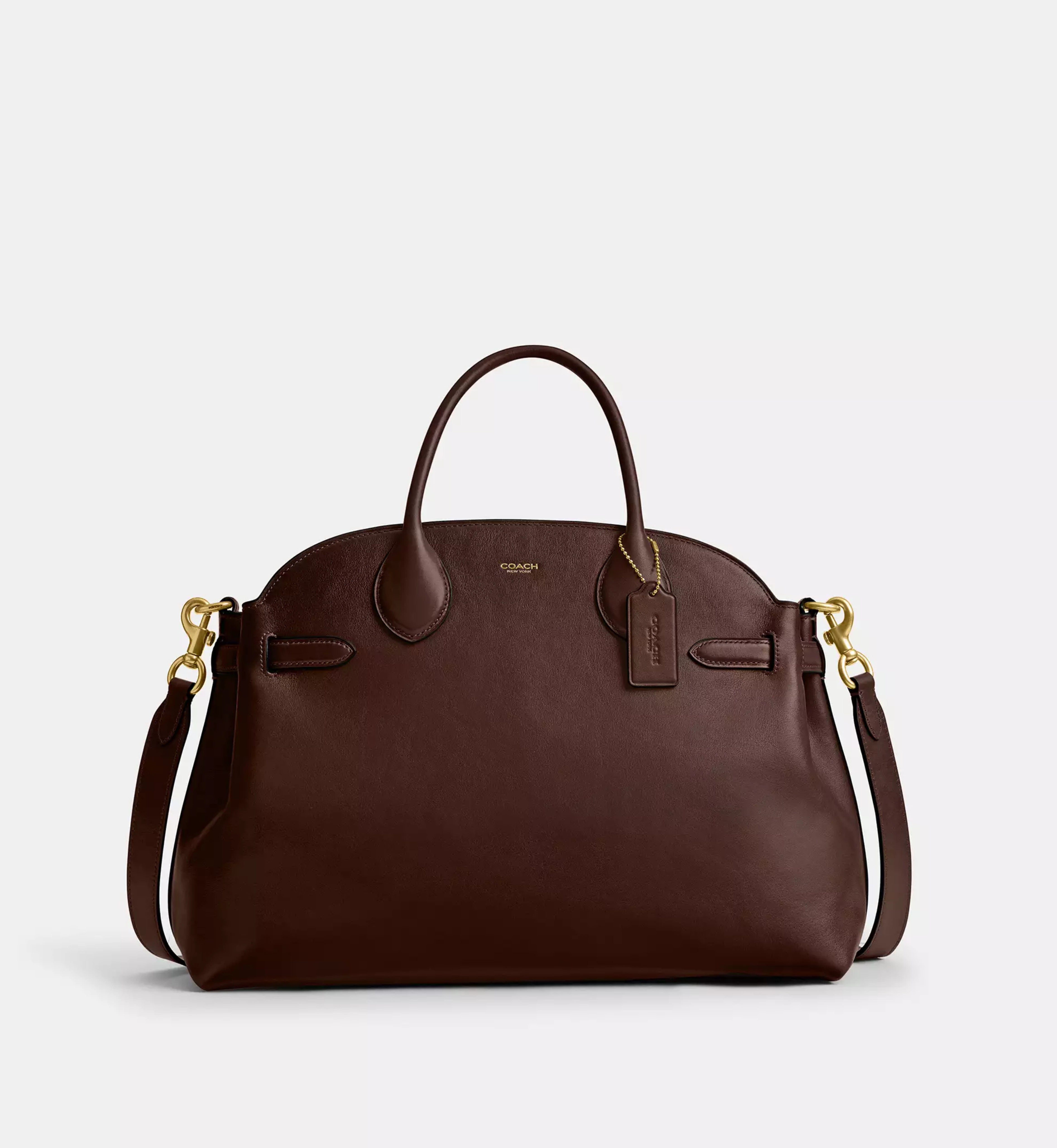 Coach Soft Empire Carryall Bag 40 'Smooth Leather Brass Maple'