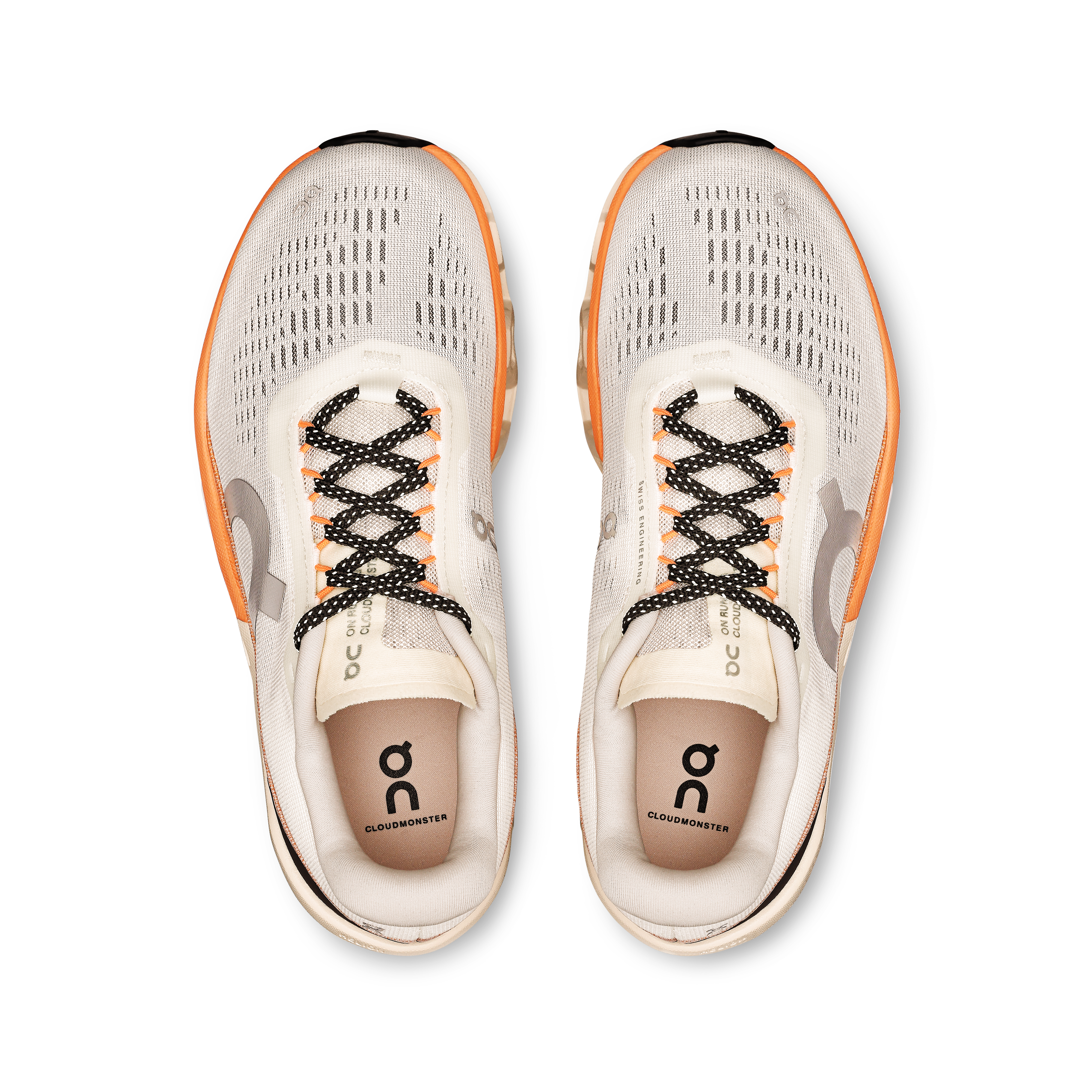 Cloudmonster 2 W Ivory | Tangerine