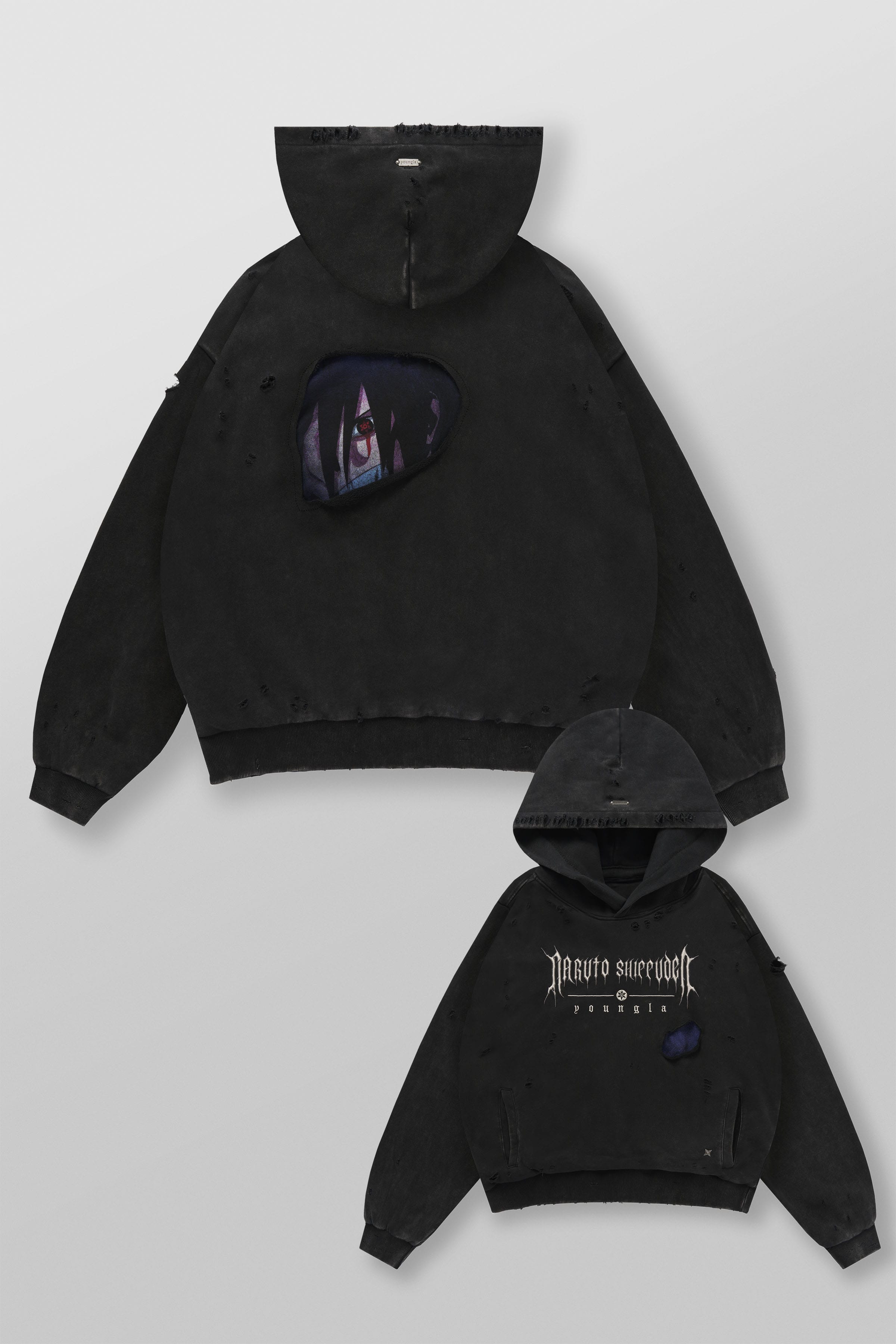 YoungLa 5073 - Naruto Peek Through Hoodies 'Sasuke'