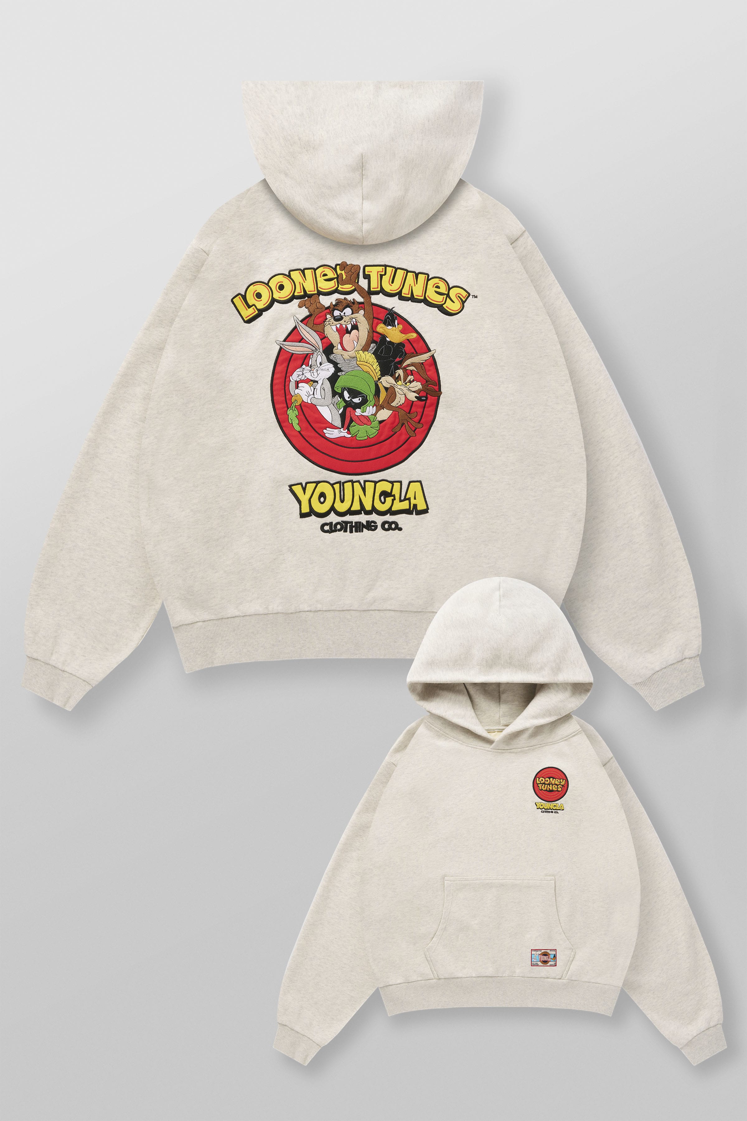 Young La 5114 - Looney Tunes Embroidered Hoodies 'Icons'