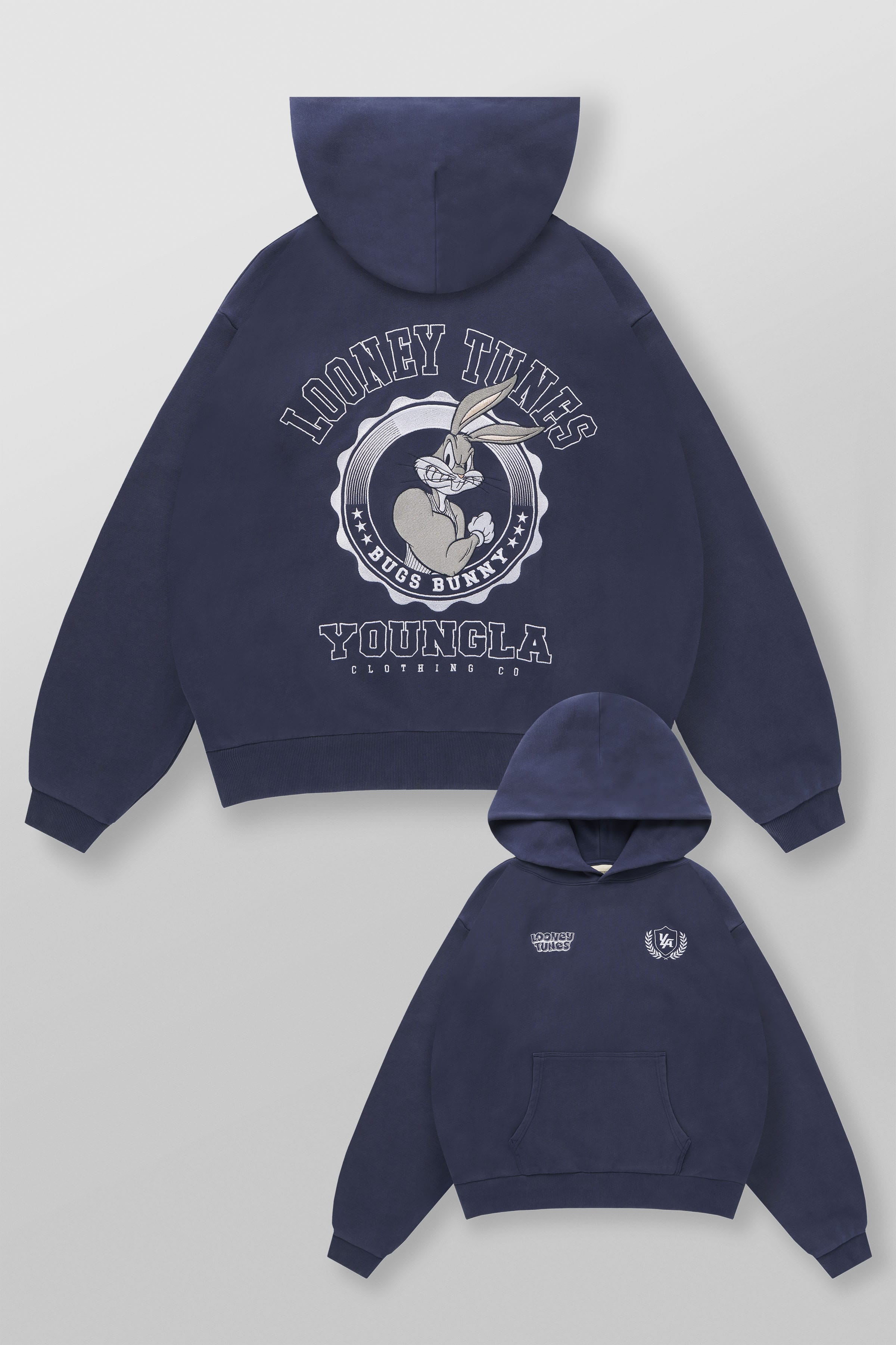 Young La 5114 - Looney Tunes Embroidered Hoodies 'Pump Bunny'