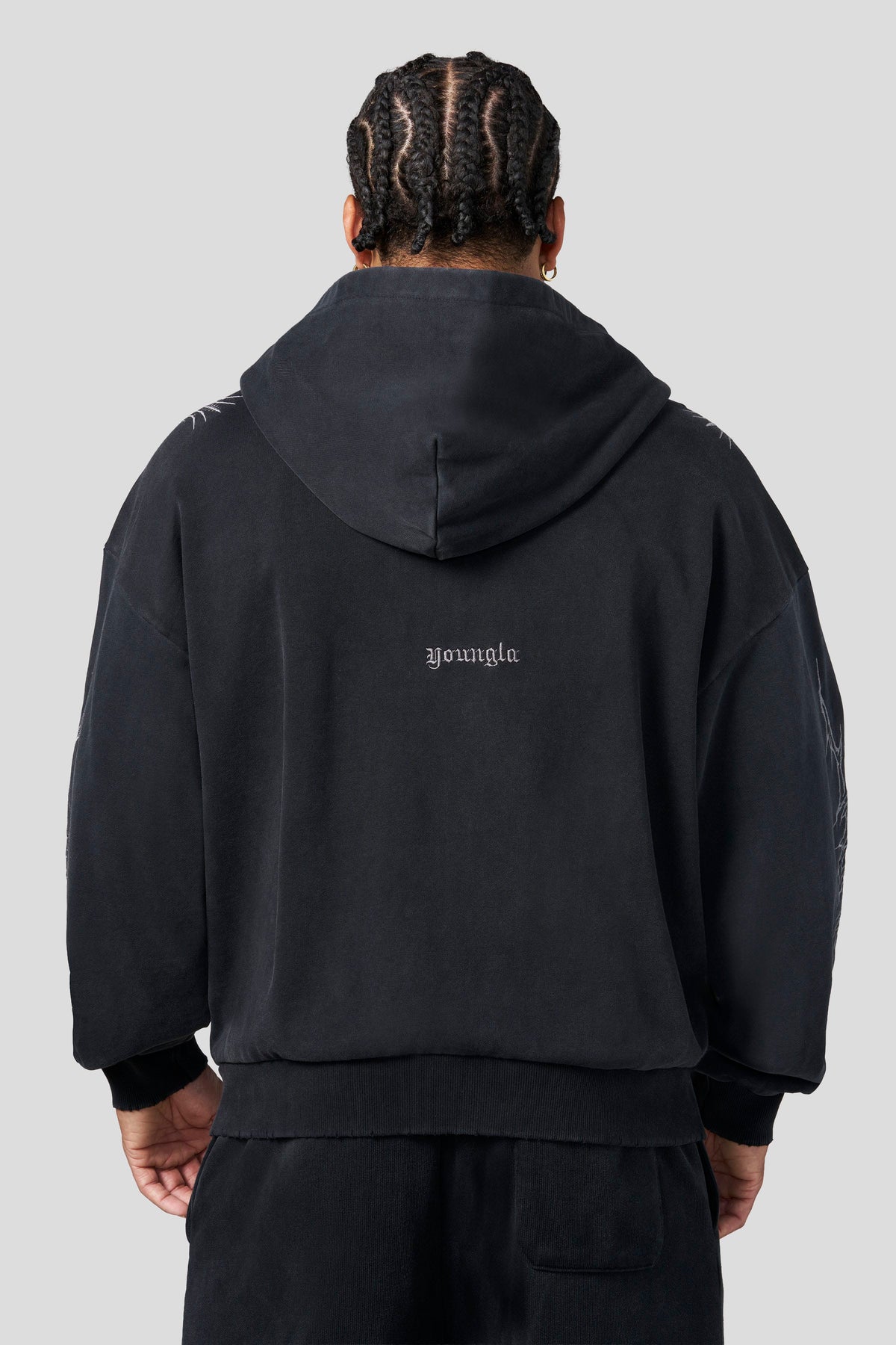 YoungLA 5228 - Vengeance Zip-Ups 'Grey Wash'