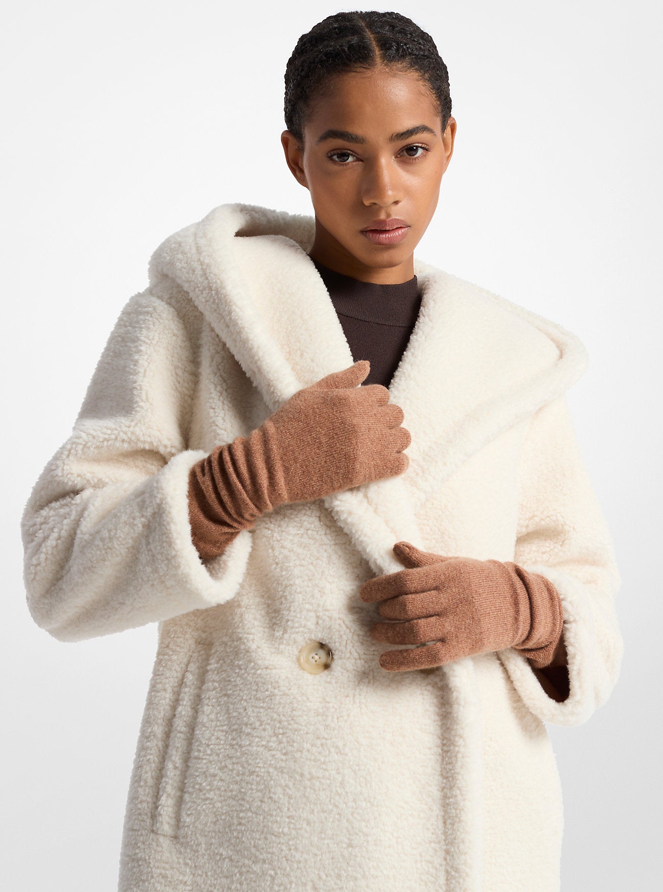 Cashmere Gloves LUGGAGE