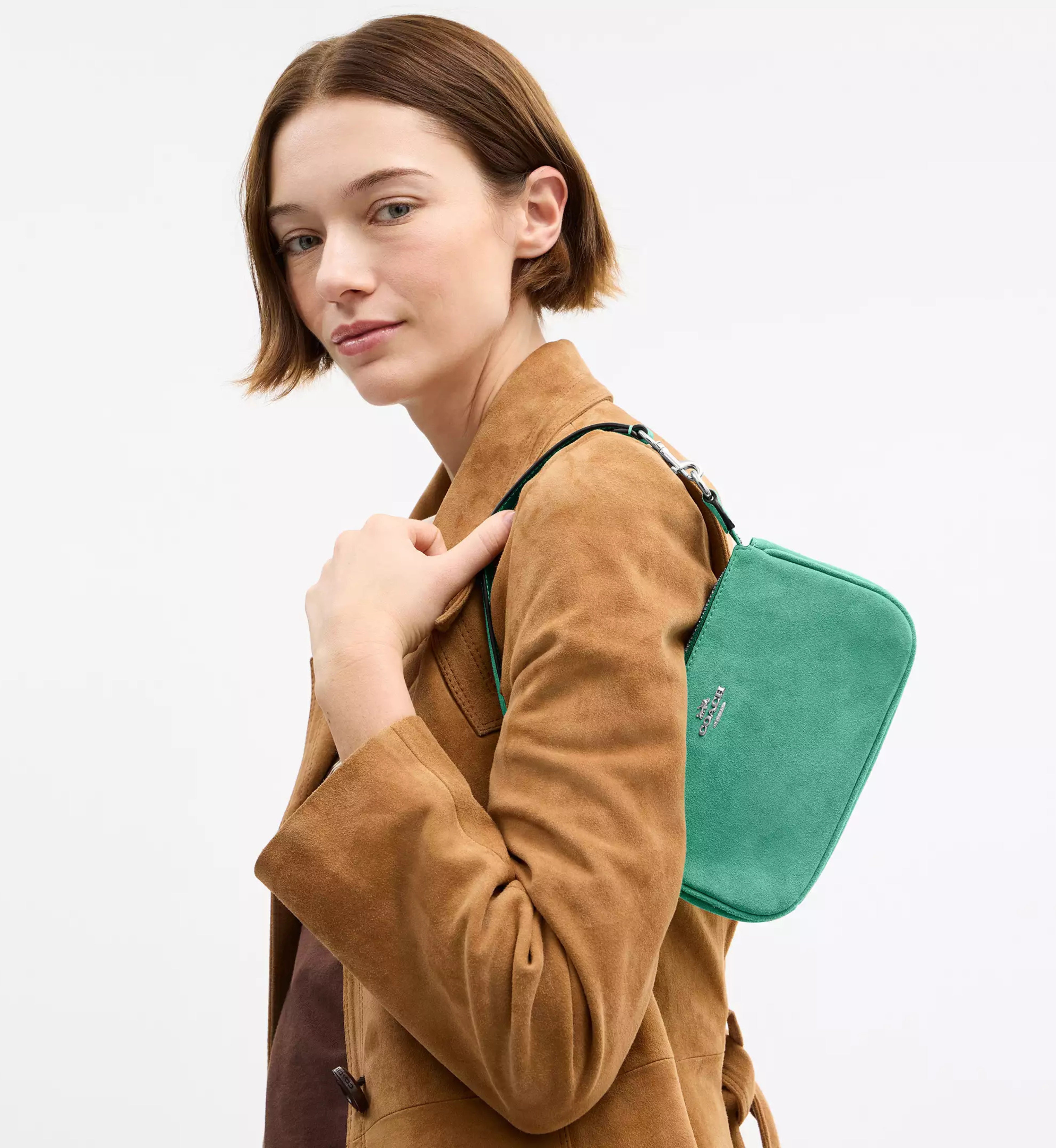 Coach Nolita 19 'Suede Silver Mint'