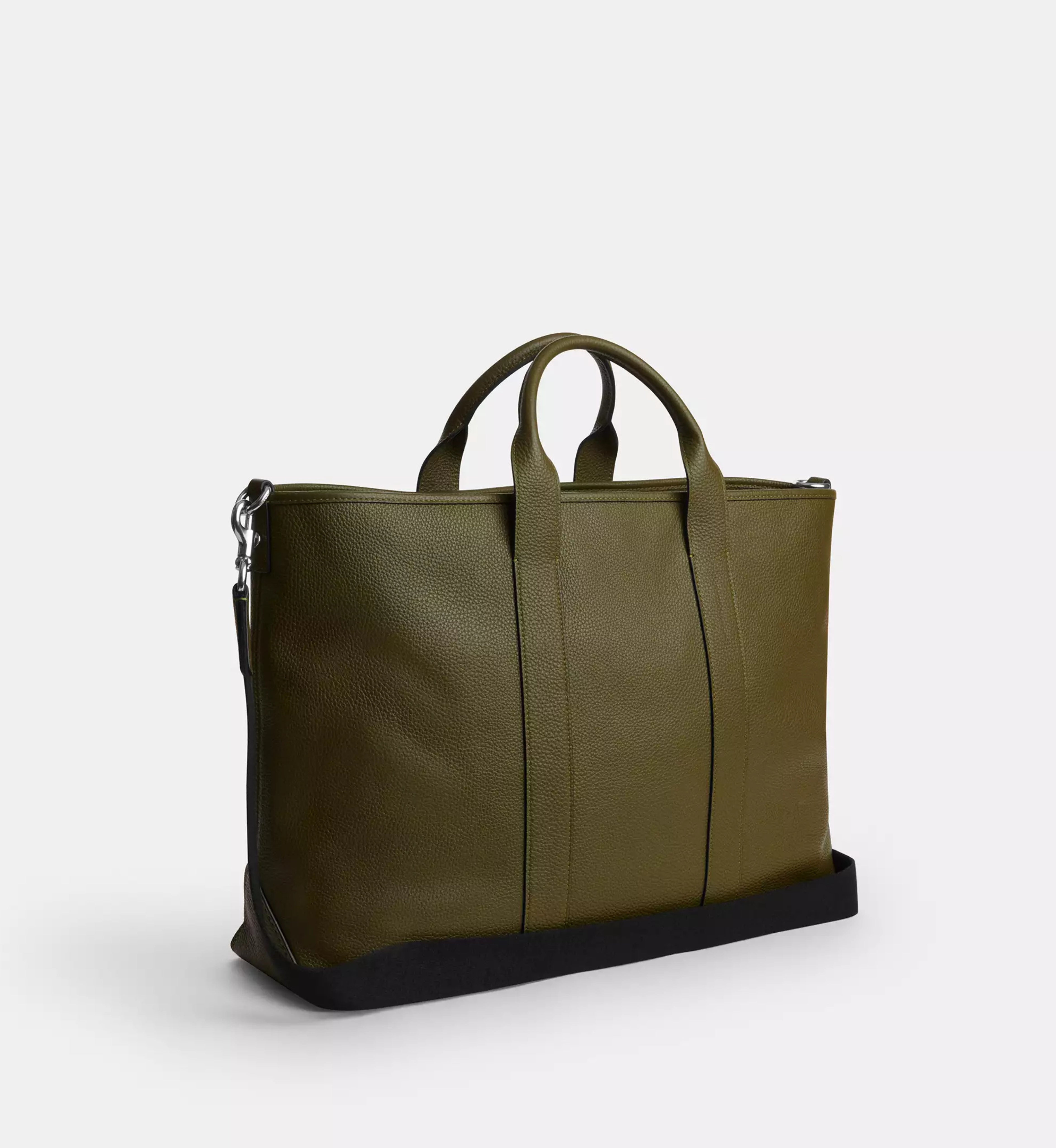 Coach Grayson Tote Bag With Charms 'Silver Olive'