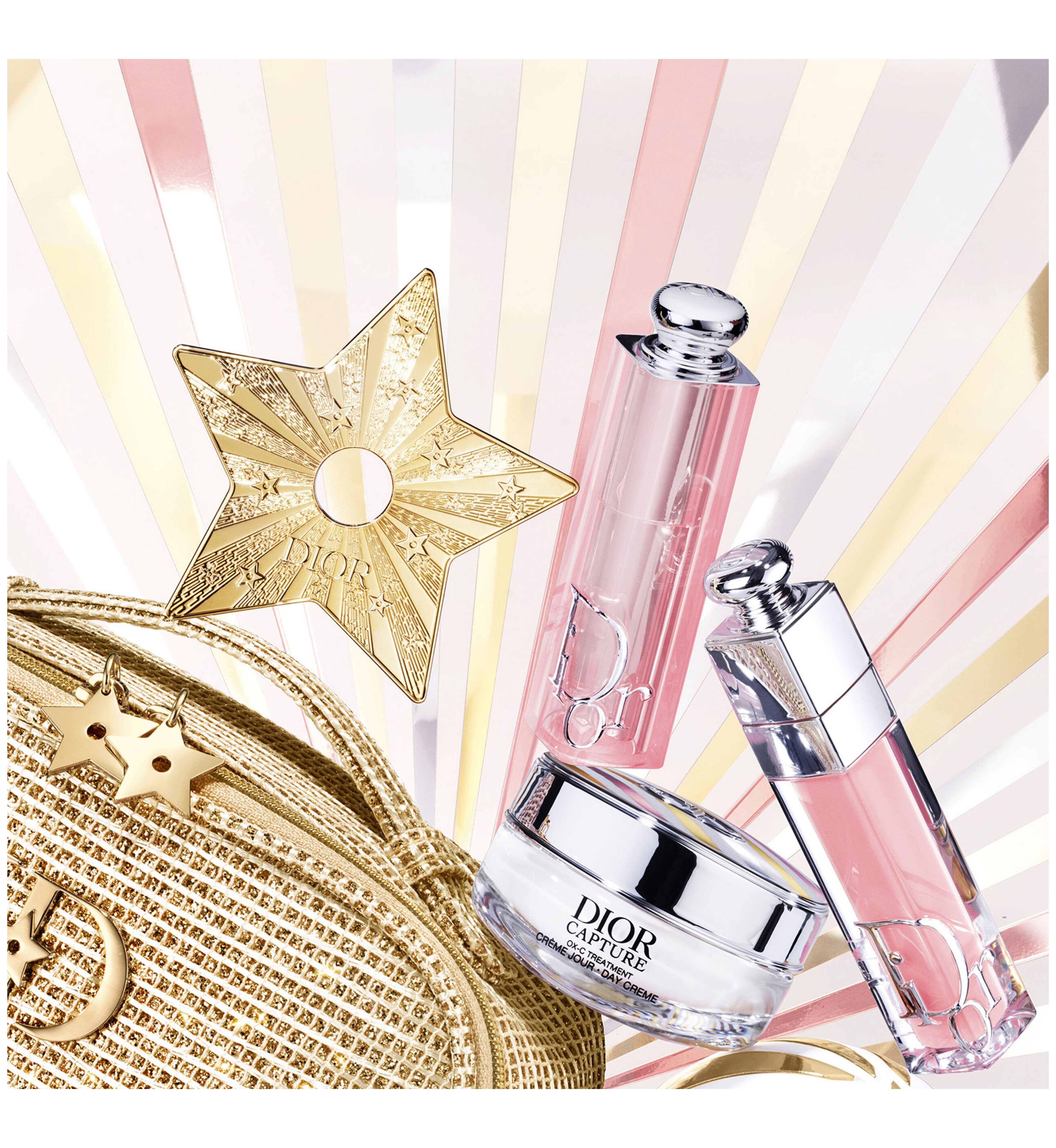 Dior Limited Edition Set - Dior Addict Lip Balm + Plumping Gloss + Cream