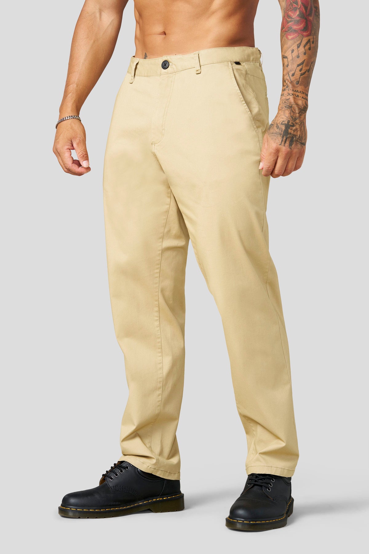 YoungLA 6081 - Everyday Chino Pants 'Khaki'