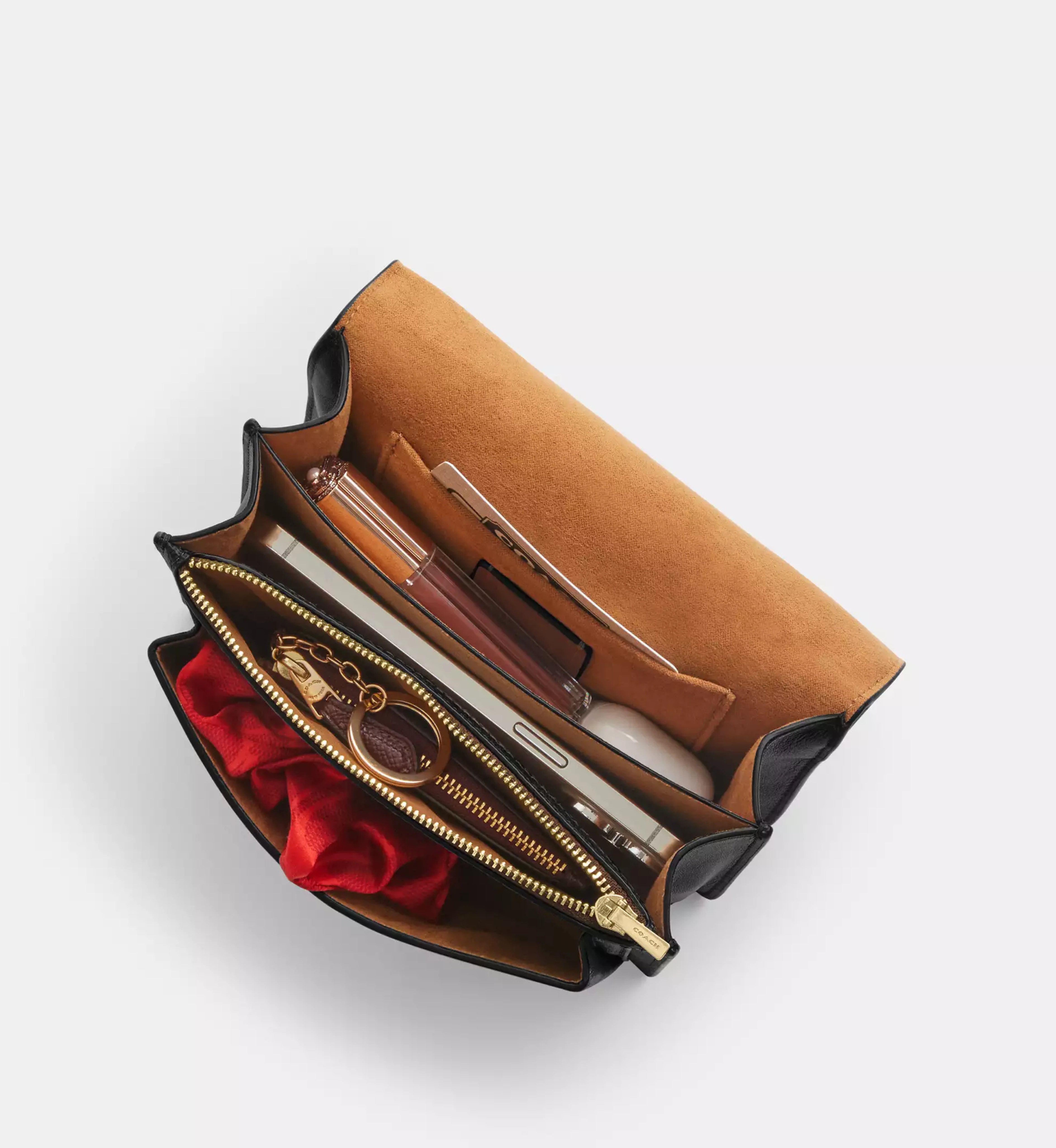 Coach Mini Klare Crossbody Bag In Signature Canvas 'Signature Canvas Gold Walnut Black'