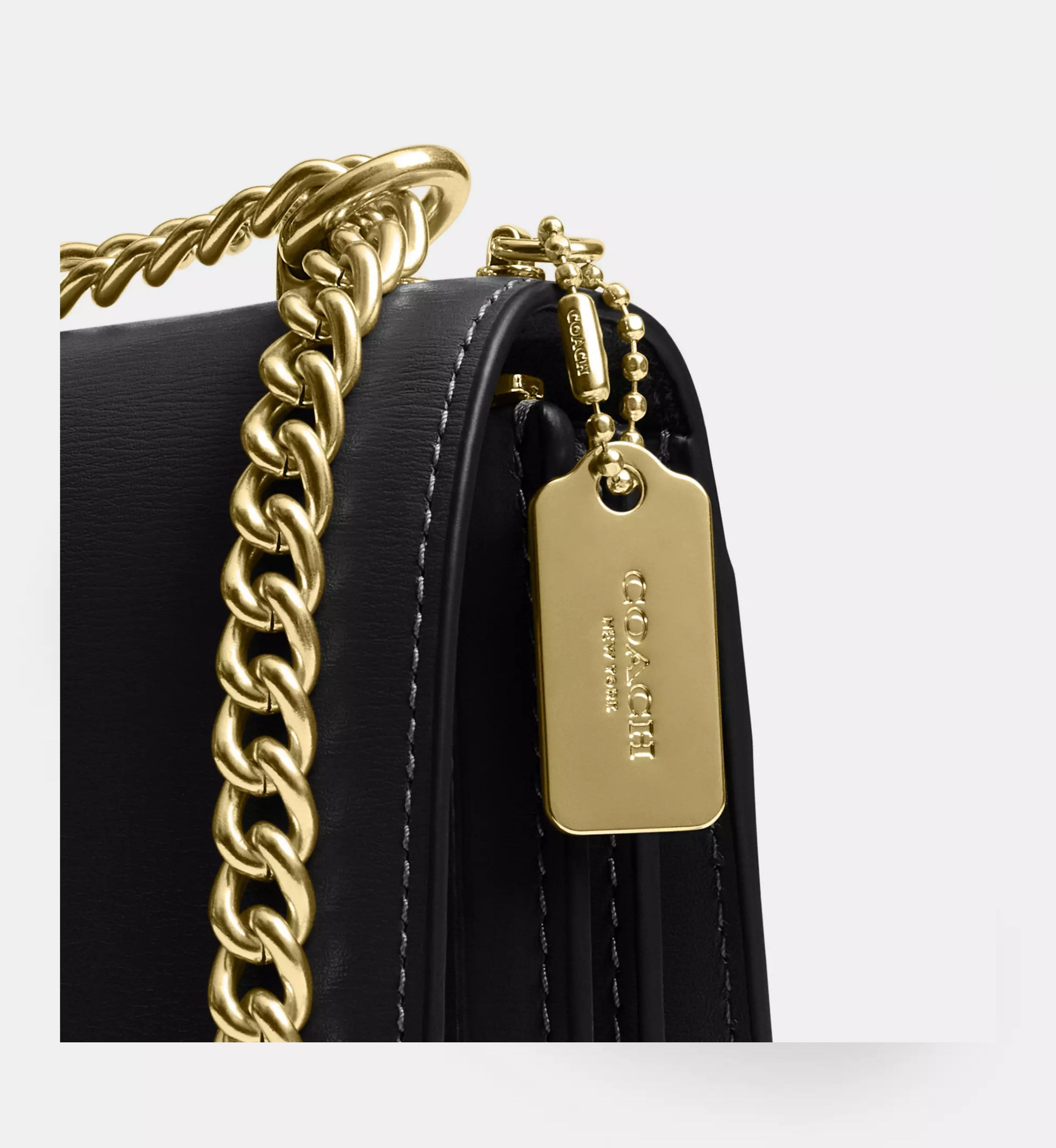 Coach Mini Klare Crossbody Bag 'Calf Leather Gold Black'