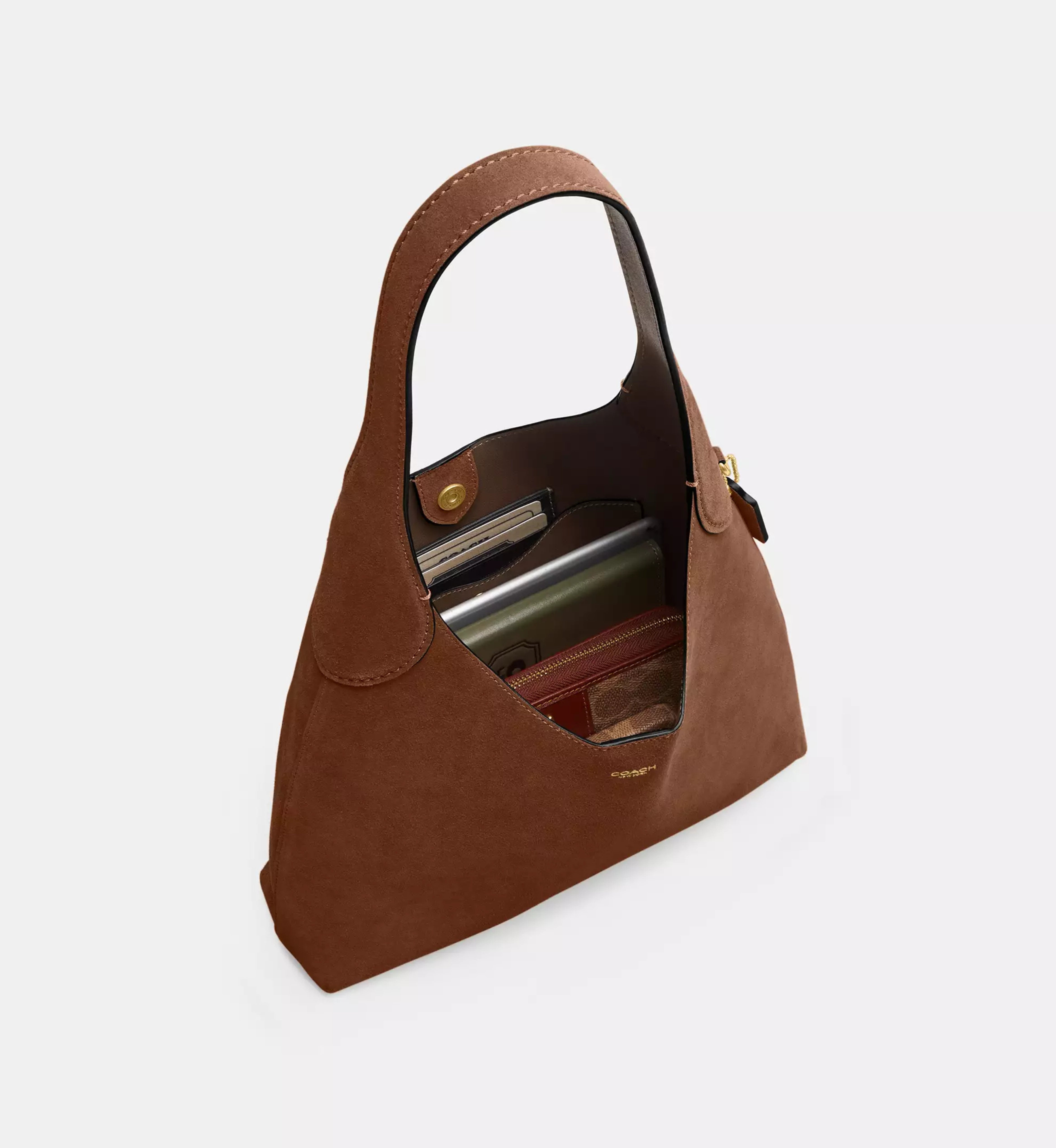 Coach Brooklyn Shoulder Bag 28 'Straw Brass Multi'