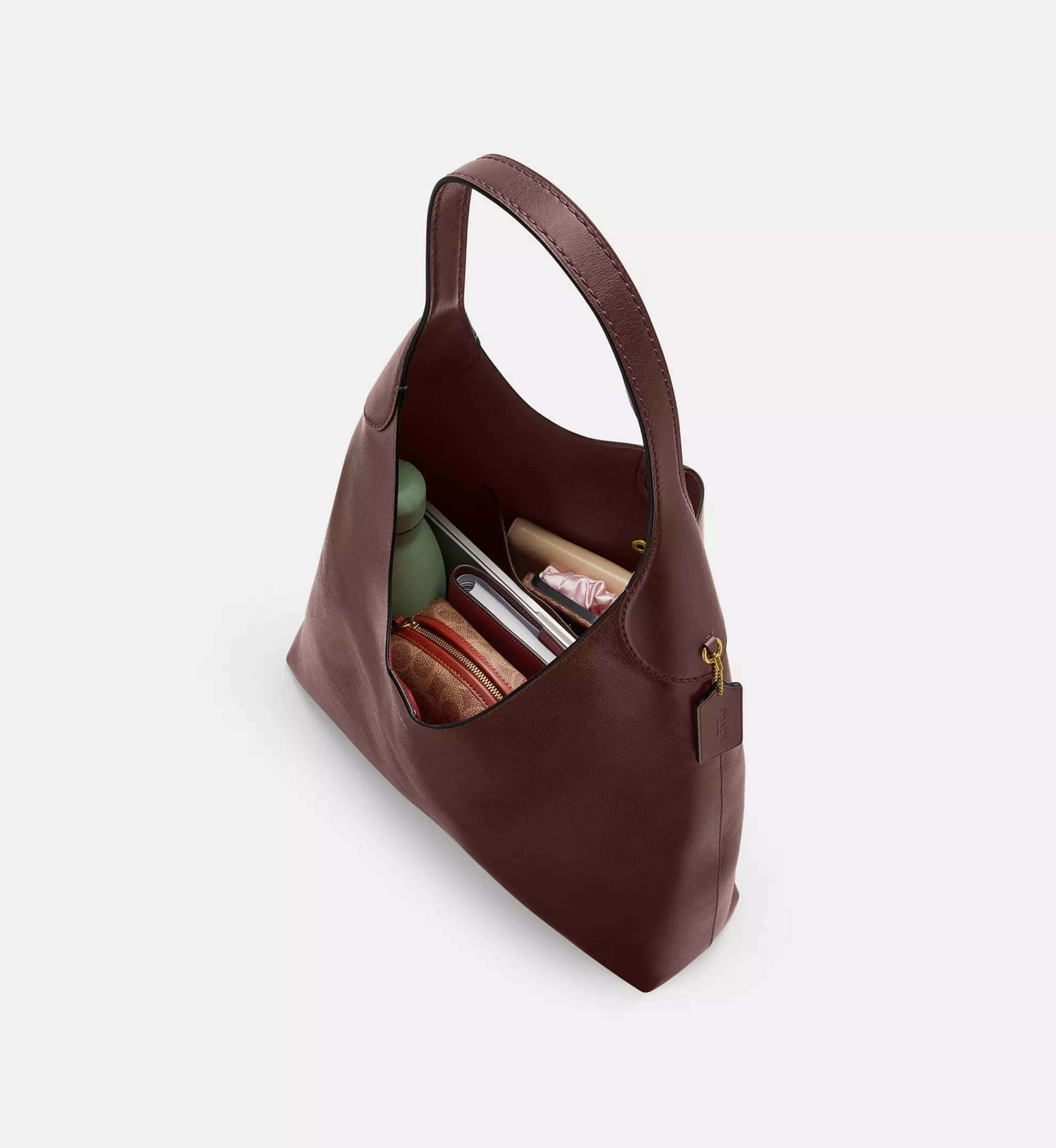 Coach Brooklyn Shoulder Bag 28 'Natural Grain Leather Brass Maple'