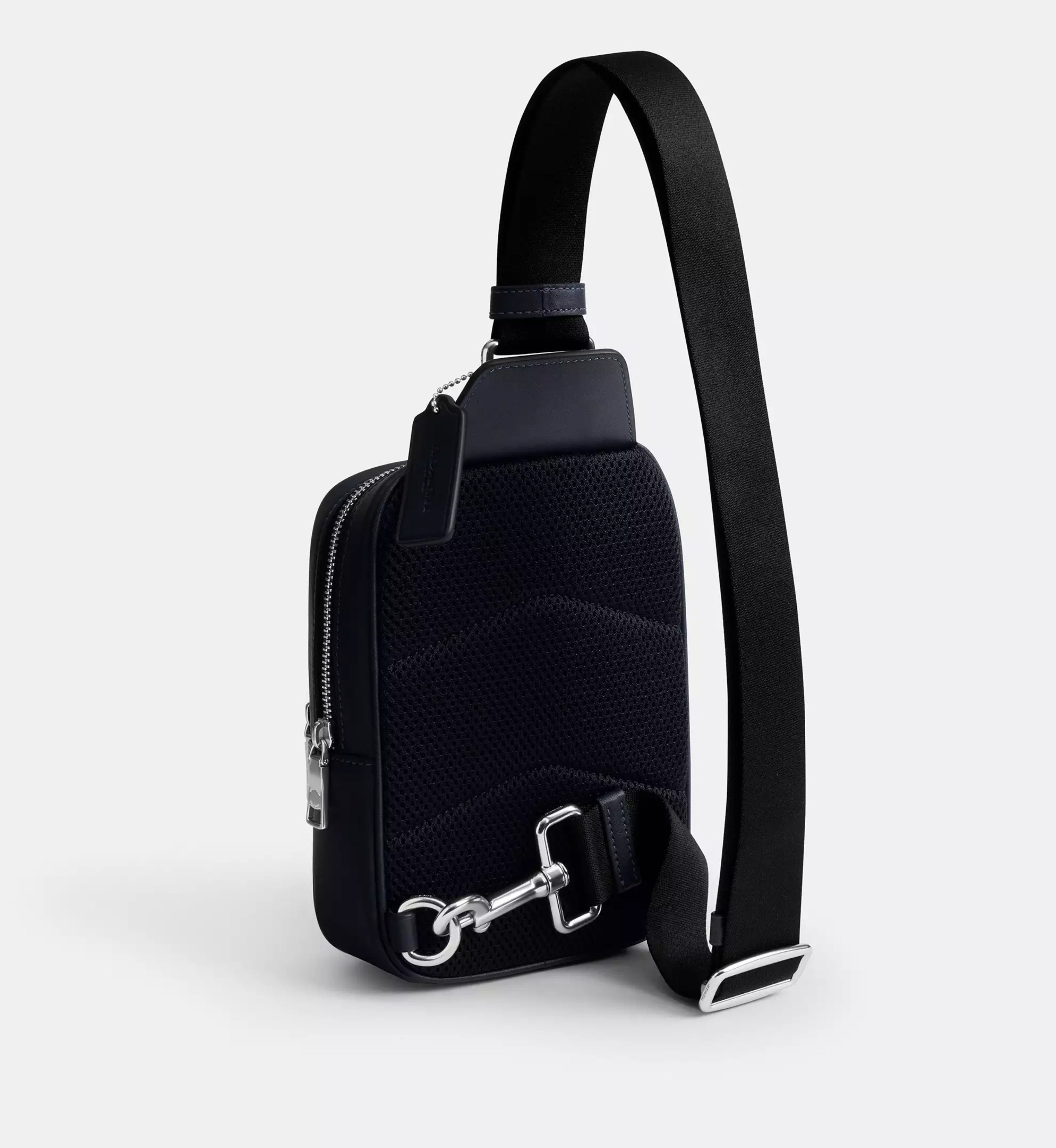 Coach Racer Sling Pack In Signature Camo Print 'Signature Canvas Silver Blue Multi'